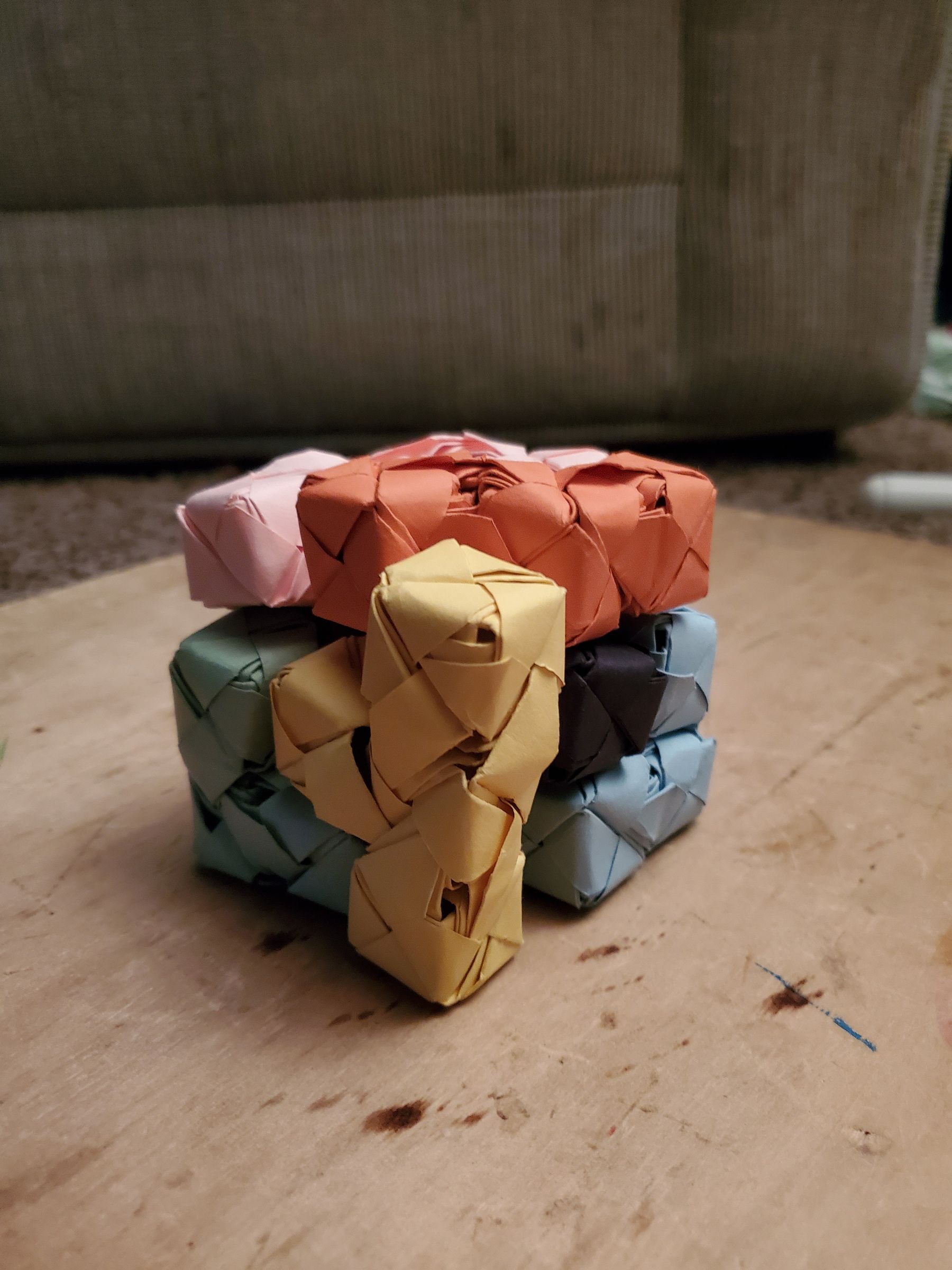 Origami Soma Cuba 7 Steps Instructables