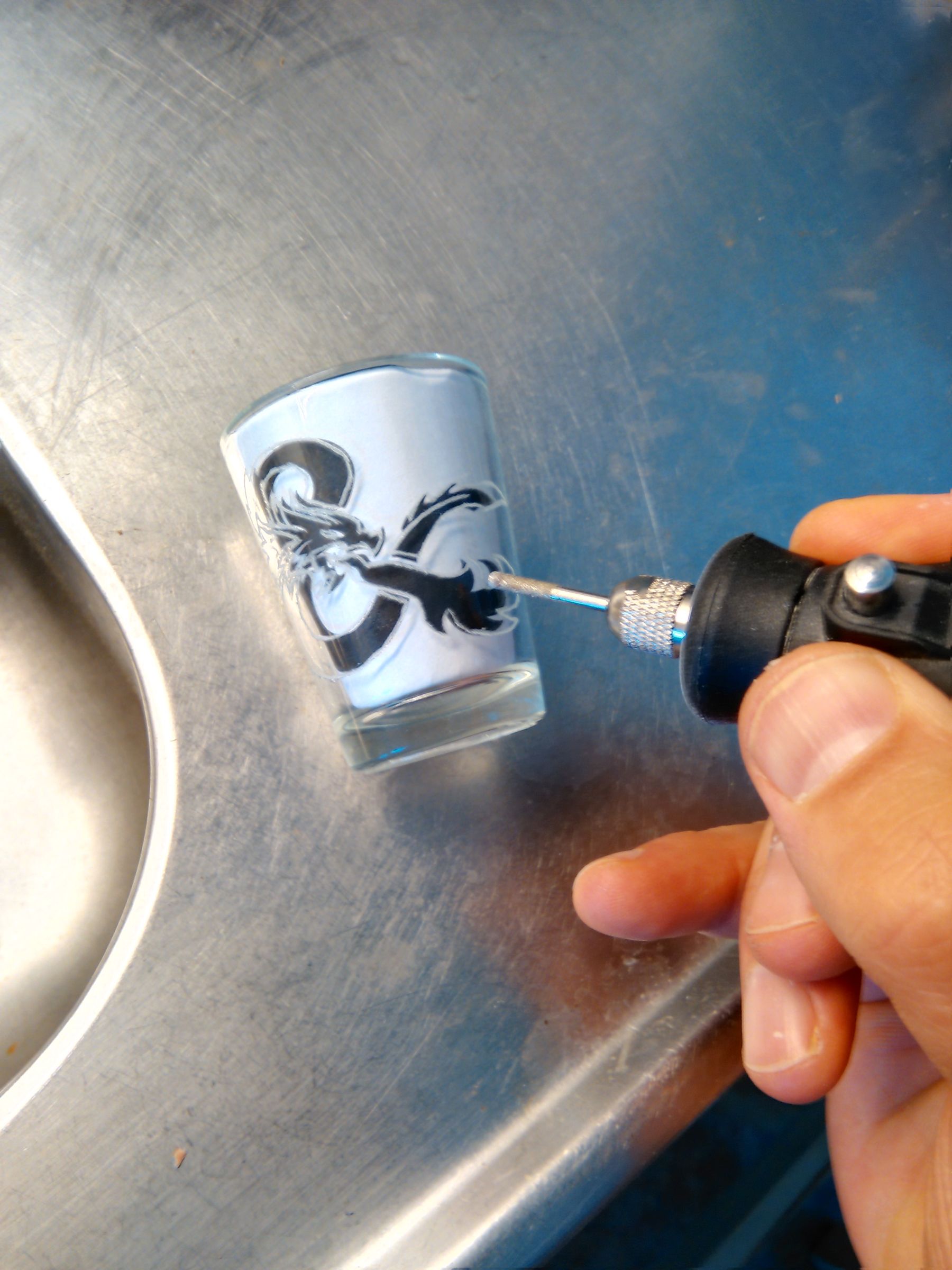 Etching Glass With a Rotary Tool 5 Steps (with Pictures) Instructables