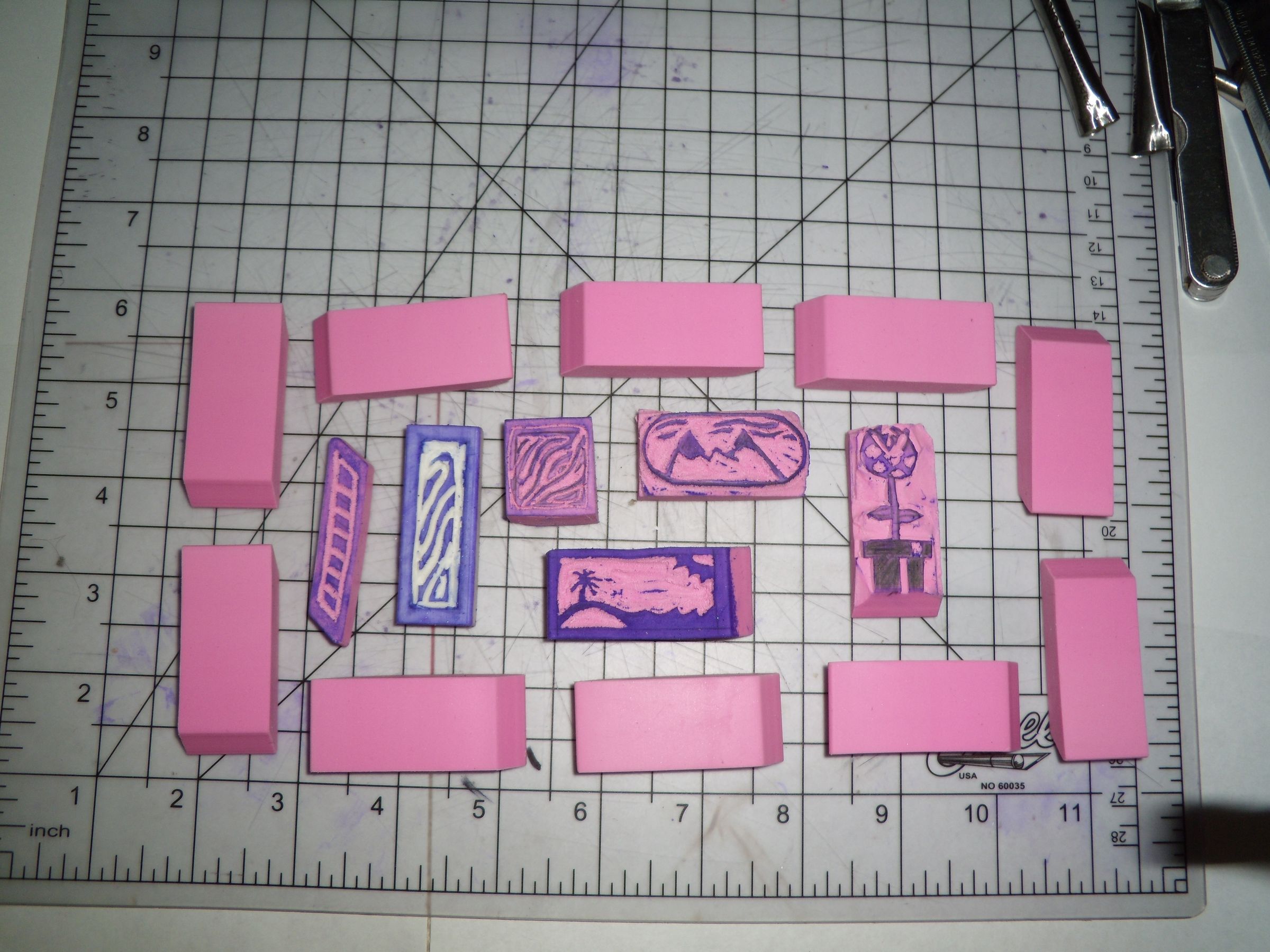 Rubber Stamp Carving Tool 5 Steps Instructables