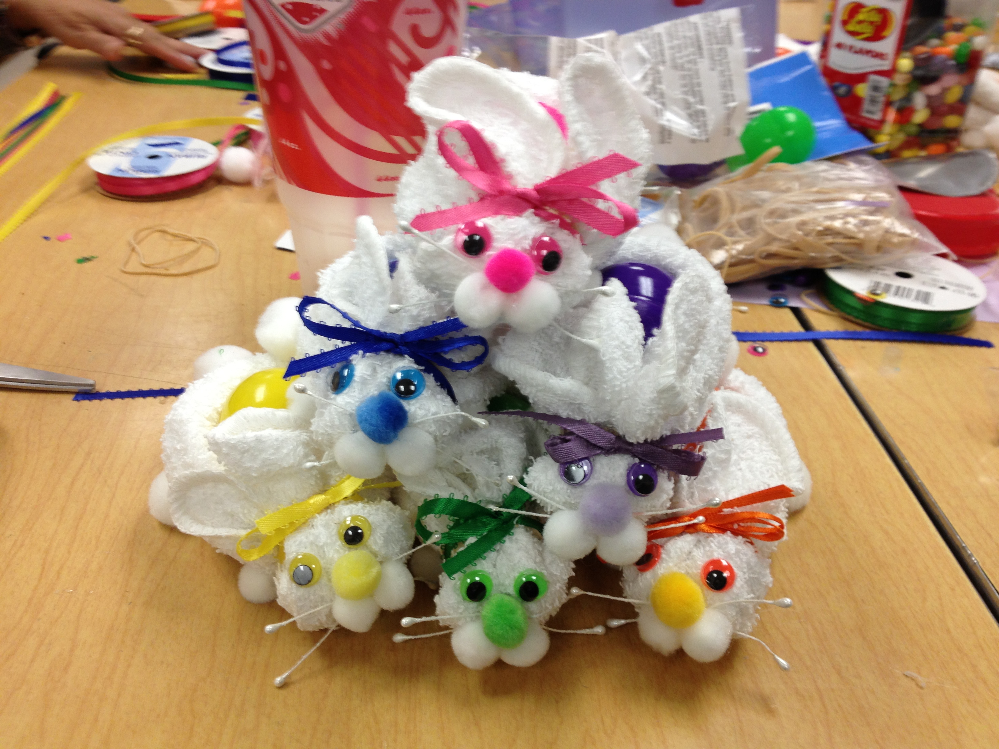 Washcloth Easter Bunnies! 9 Steps Instructables