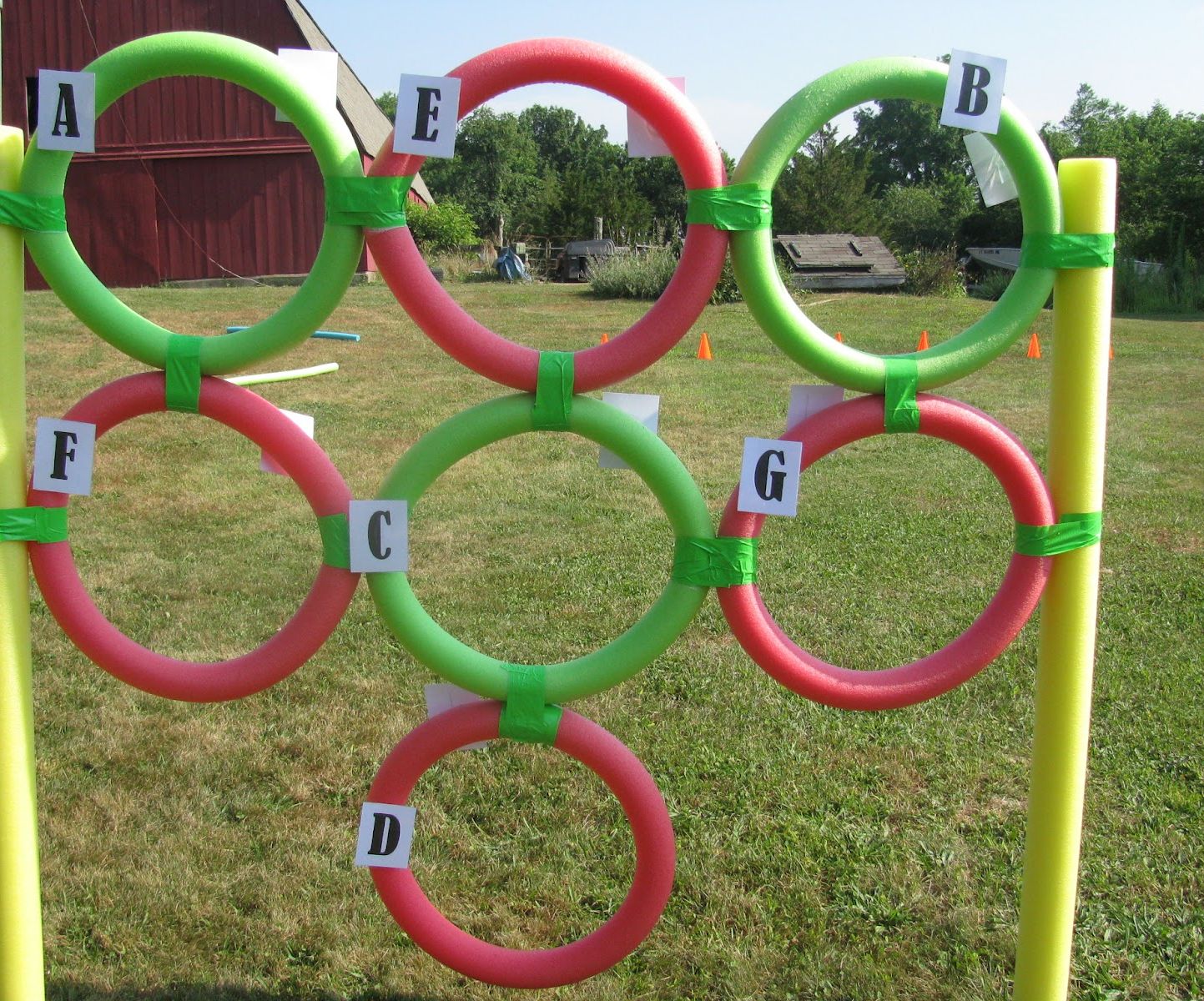 Pool Noodle Toss Backyard Game 9 Steps Instructables