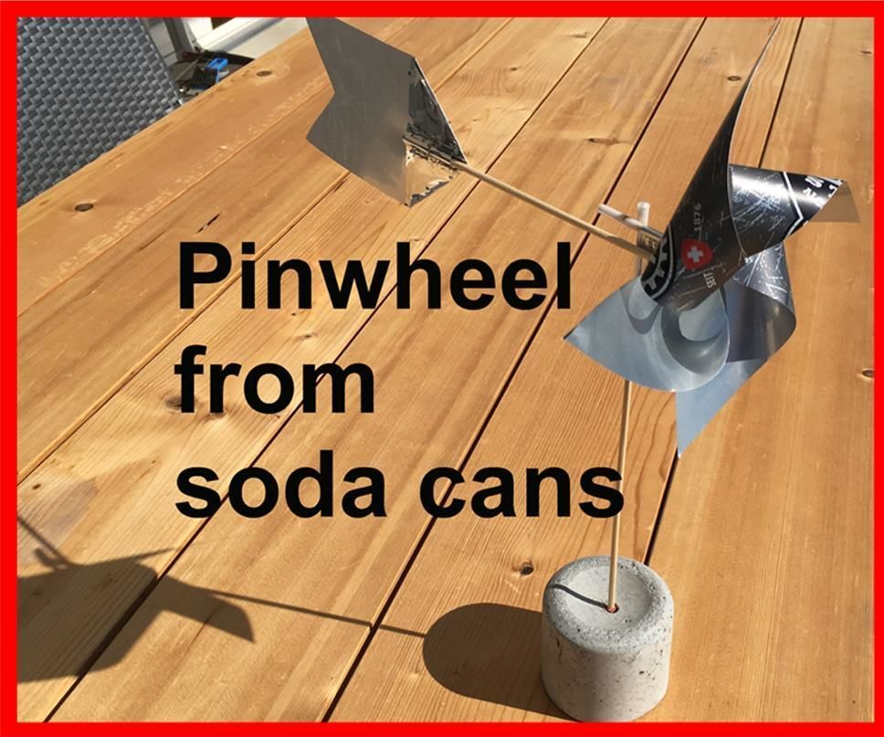 Pinwheel From Soda Cans 7 Steps (with Pictures) Instructables