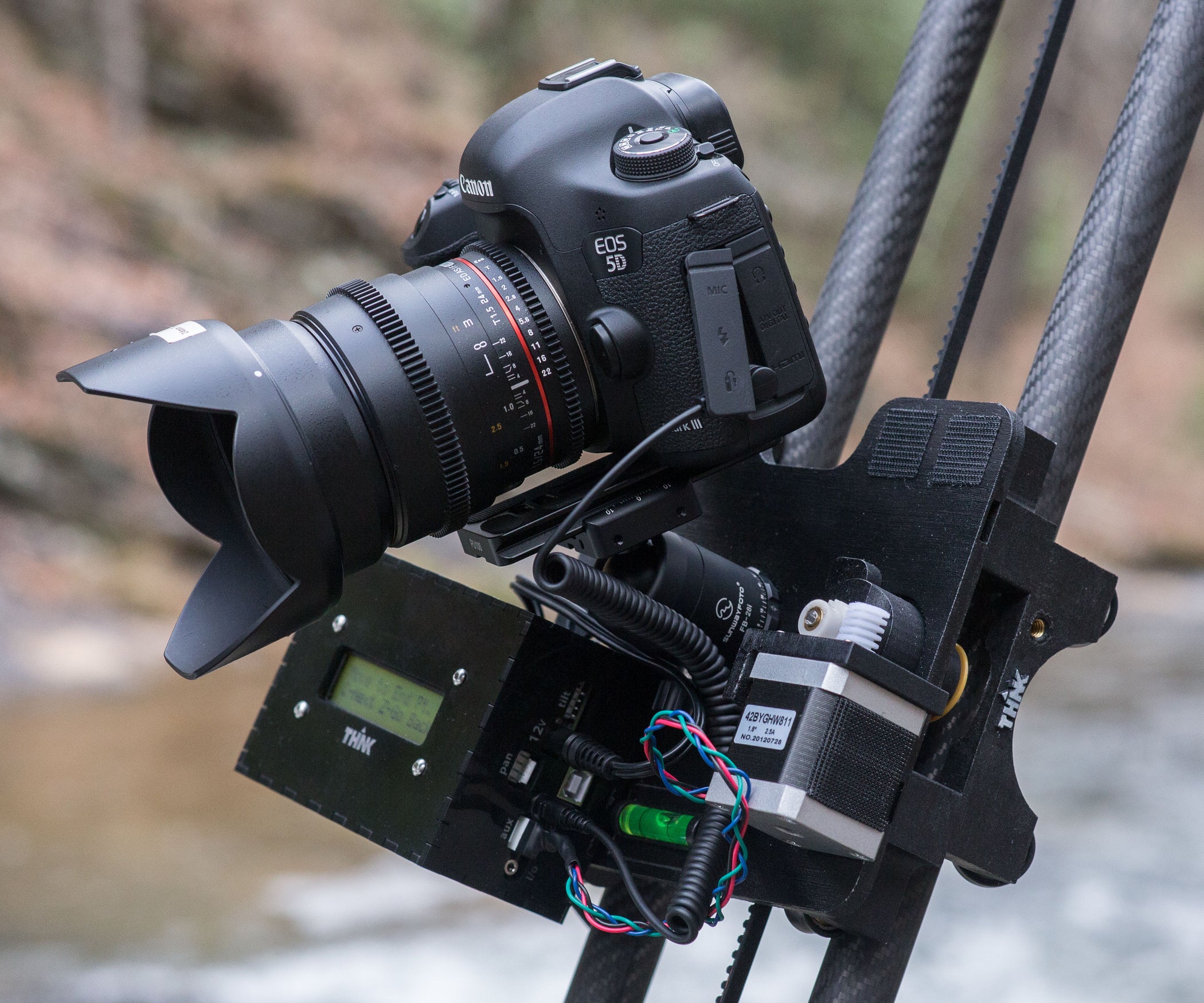 3D Printed, Ultralight, 3-axis Modular Time-Lapse Motion Control System