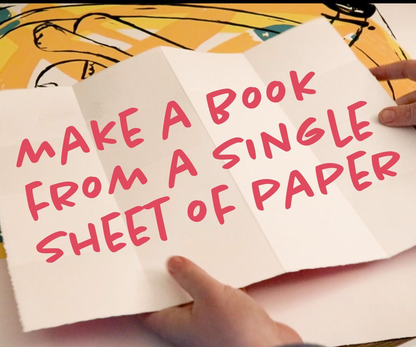 DIY guide for Fold a Snake Book From One Piece of Paper with step-by-step instructions
