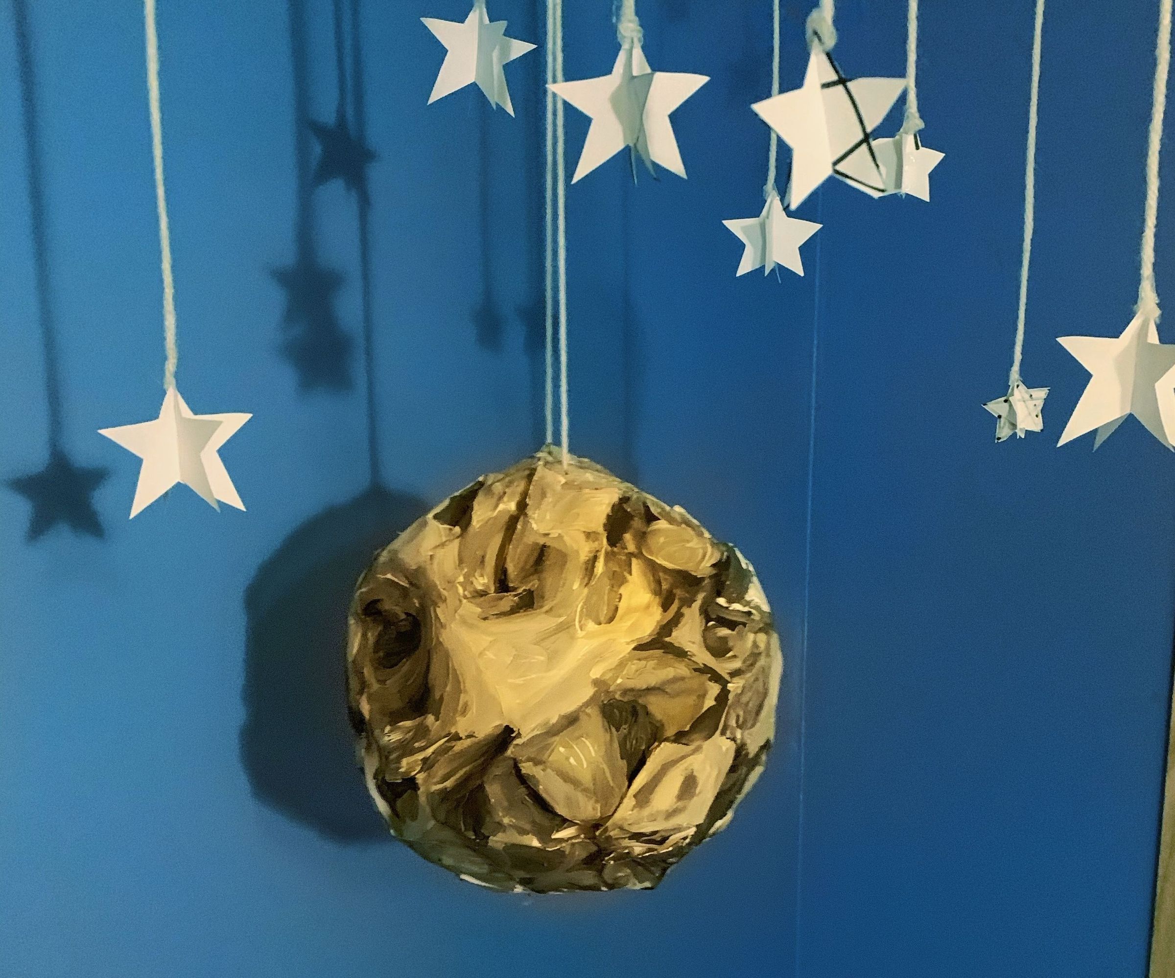 DIY guide for Cardboard Moon Model with step-by-step instructions