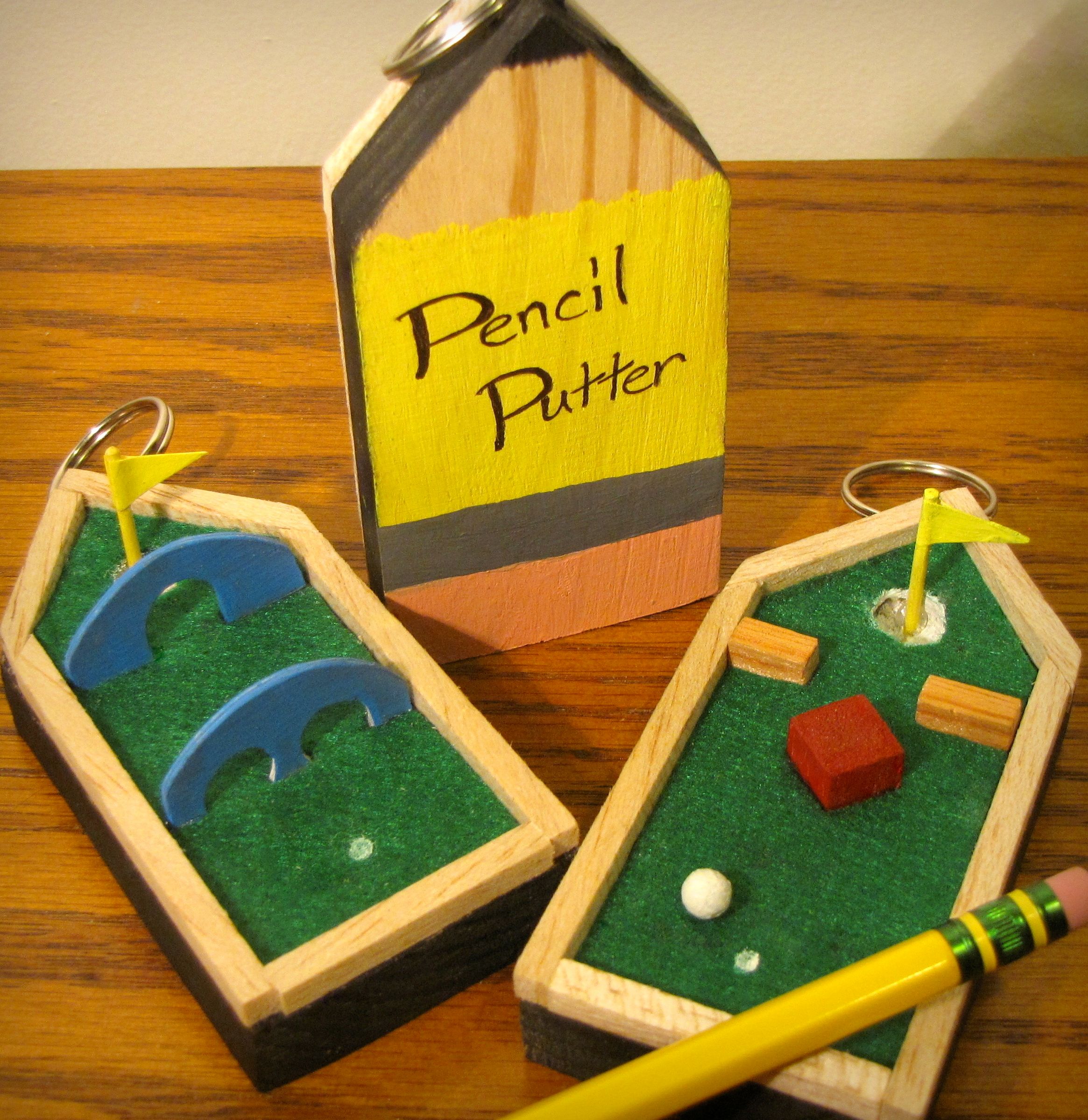 DIY guide for The Pencil Putter: Backpack Golf Course Keychain with step-by-step instructions