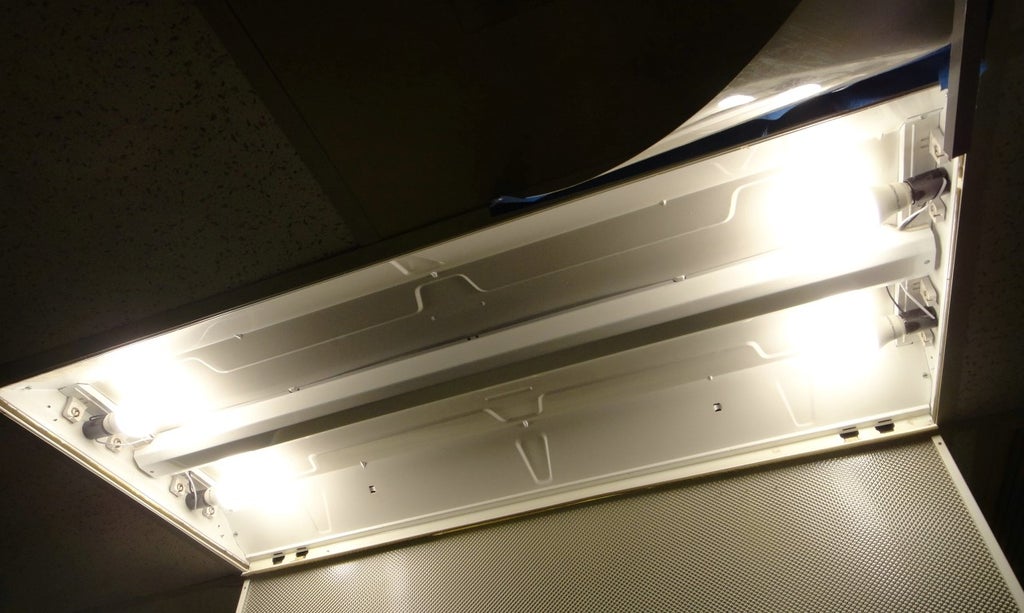 Converting Drop Ceiling Fluorescent Light To Led 12 Steps With Pictures Instructables Converting Drop Ceiling Fluorescent, How To Replace Fluorescent Light Fixture In Drop Ceiling