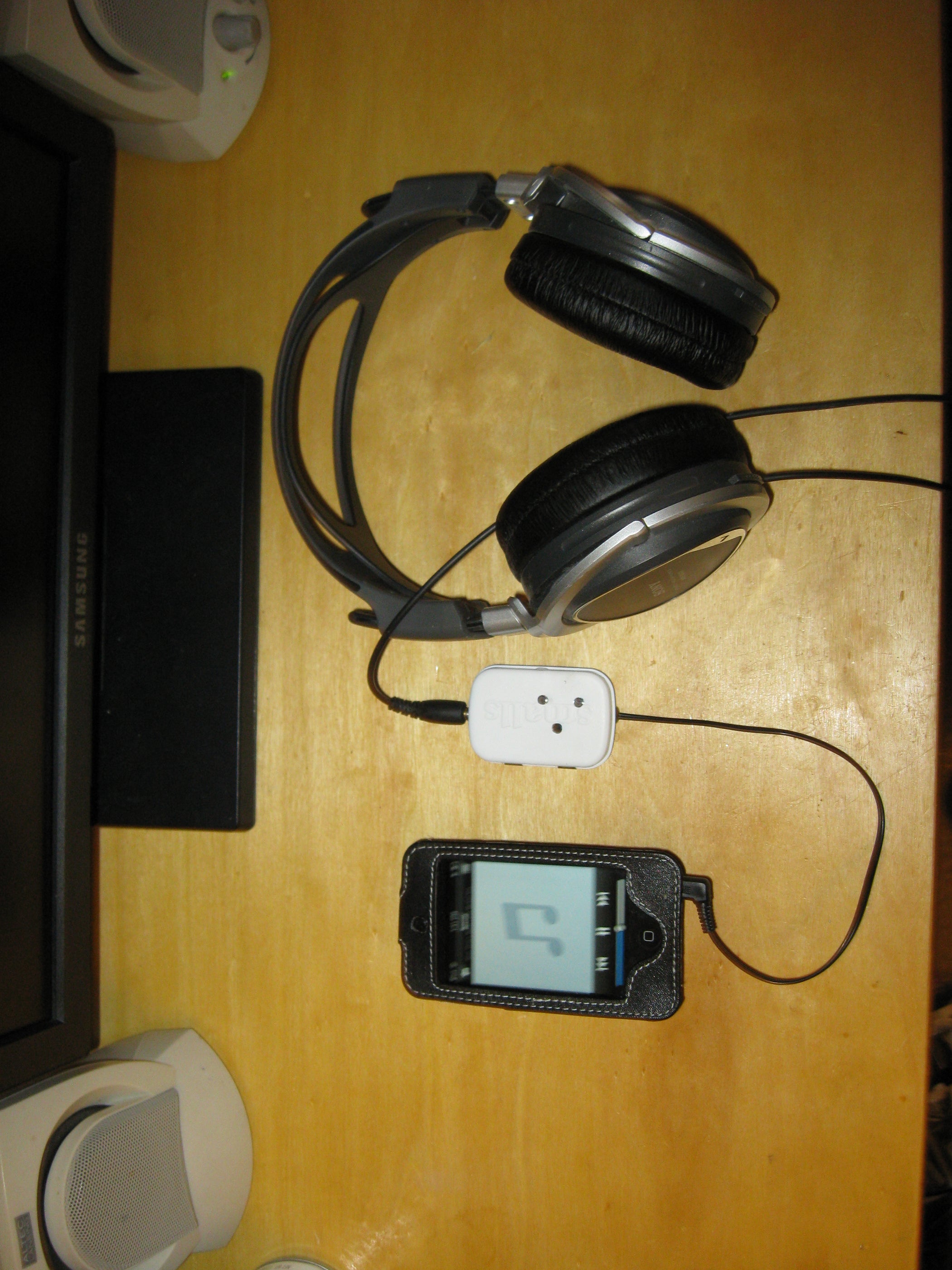 Large IPod Inline Remote for Use With Any Head Phones/Ear Buds 5
