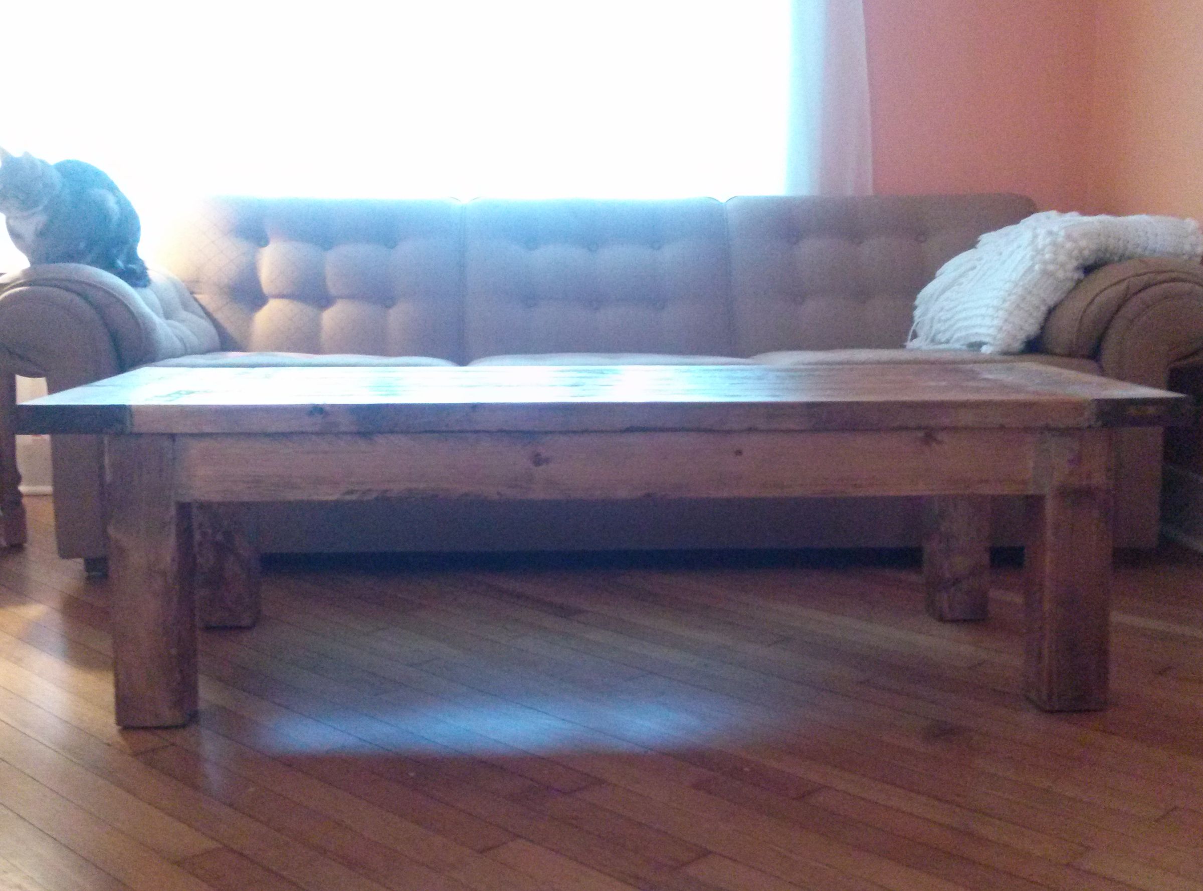 Inexpensive Rustic Coffee Tables / 77 Diy Coffee Table Ideas On A Budget / Each of the items in this collection includes a live wood edge and metal legs.