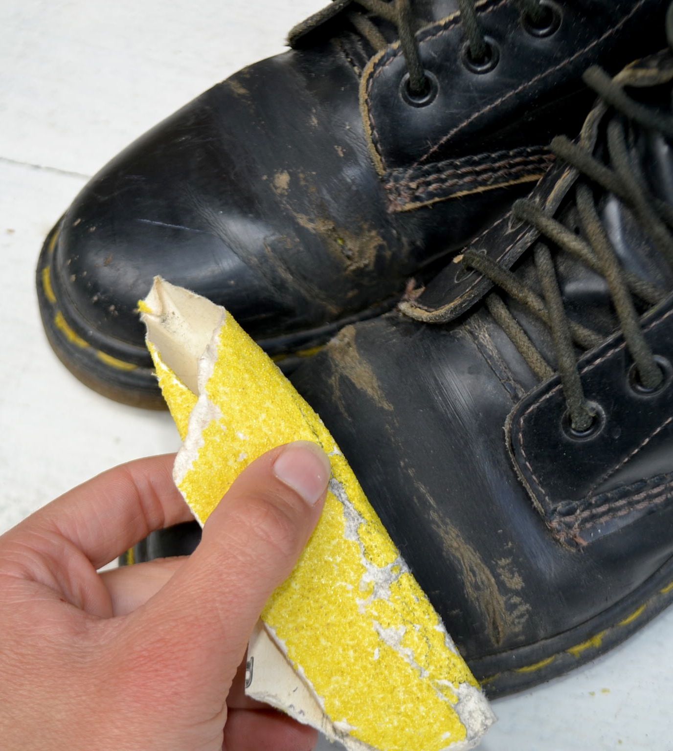 FIX HOLES IN LEATHER BOOTS 7 Steps Instructables