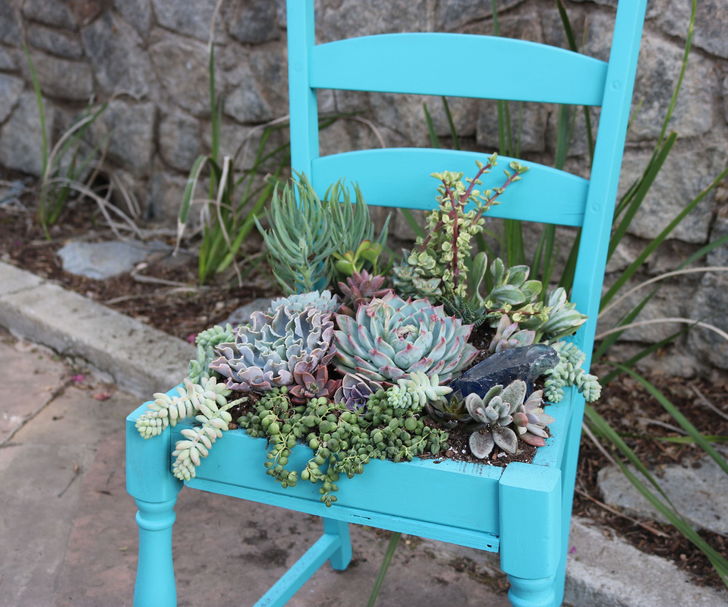 Upcycle Succulent Chair 6 Steps With Pictures Instructables