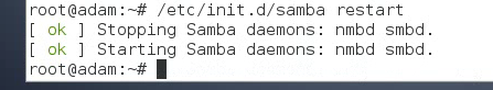 Restart Samba