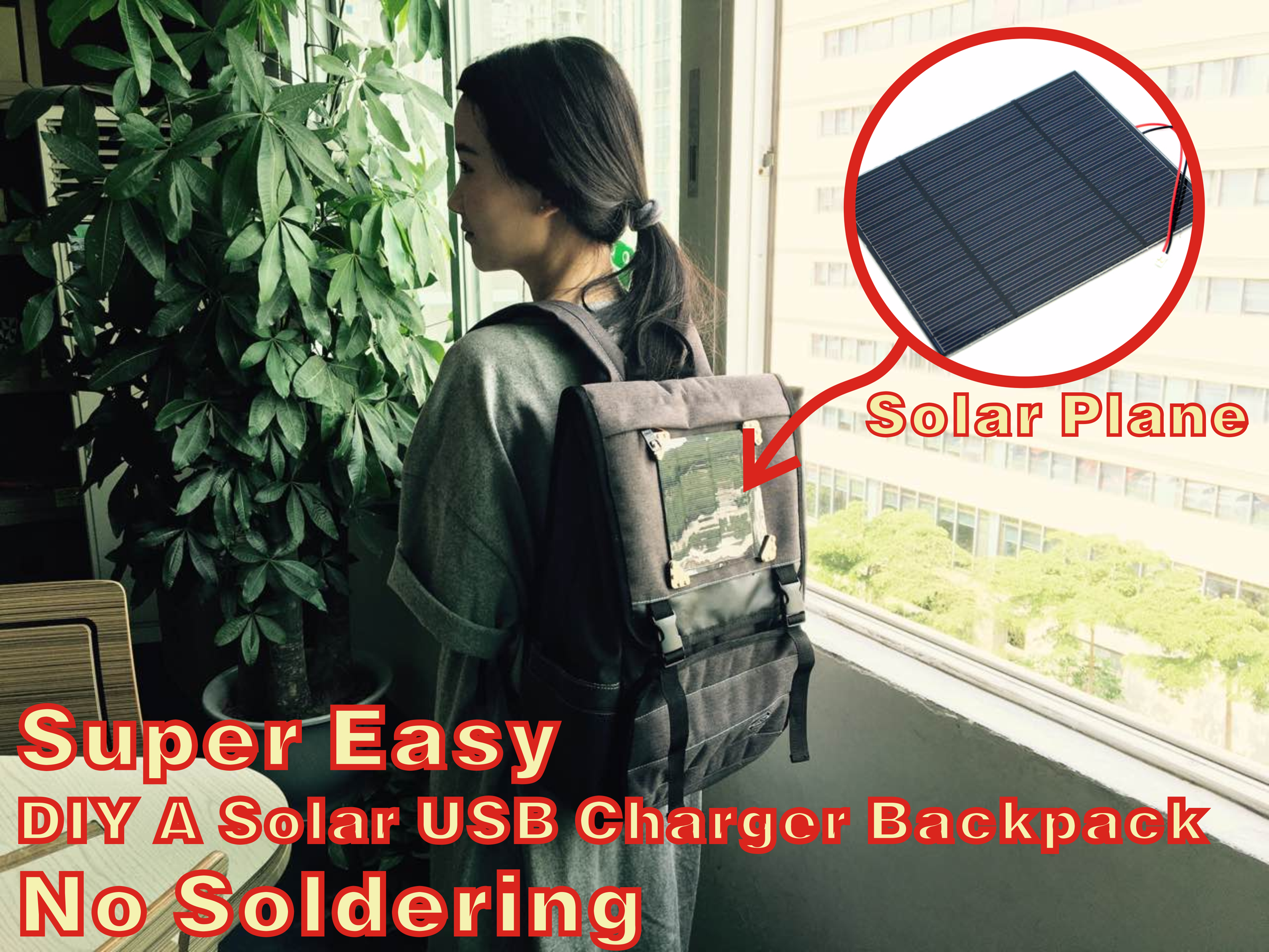 diy solar backpack