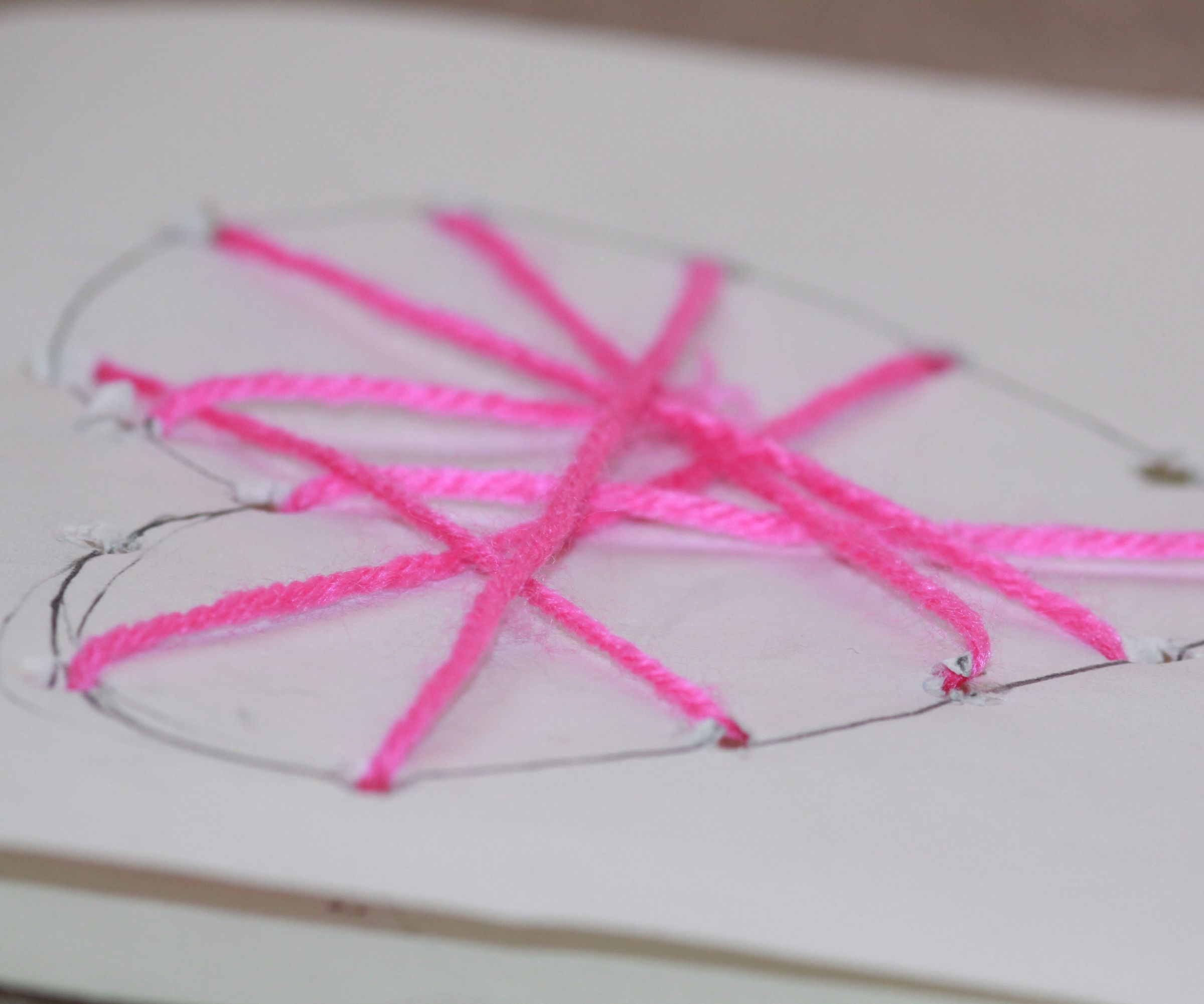 web of love (heart card) DIY Project DIY Project Image
