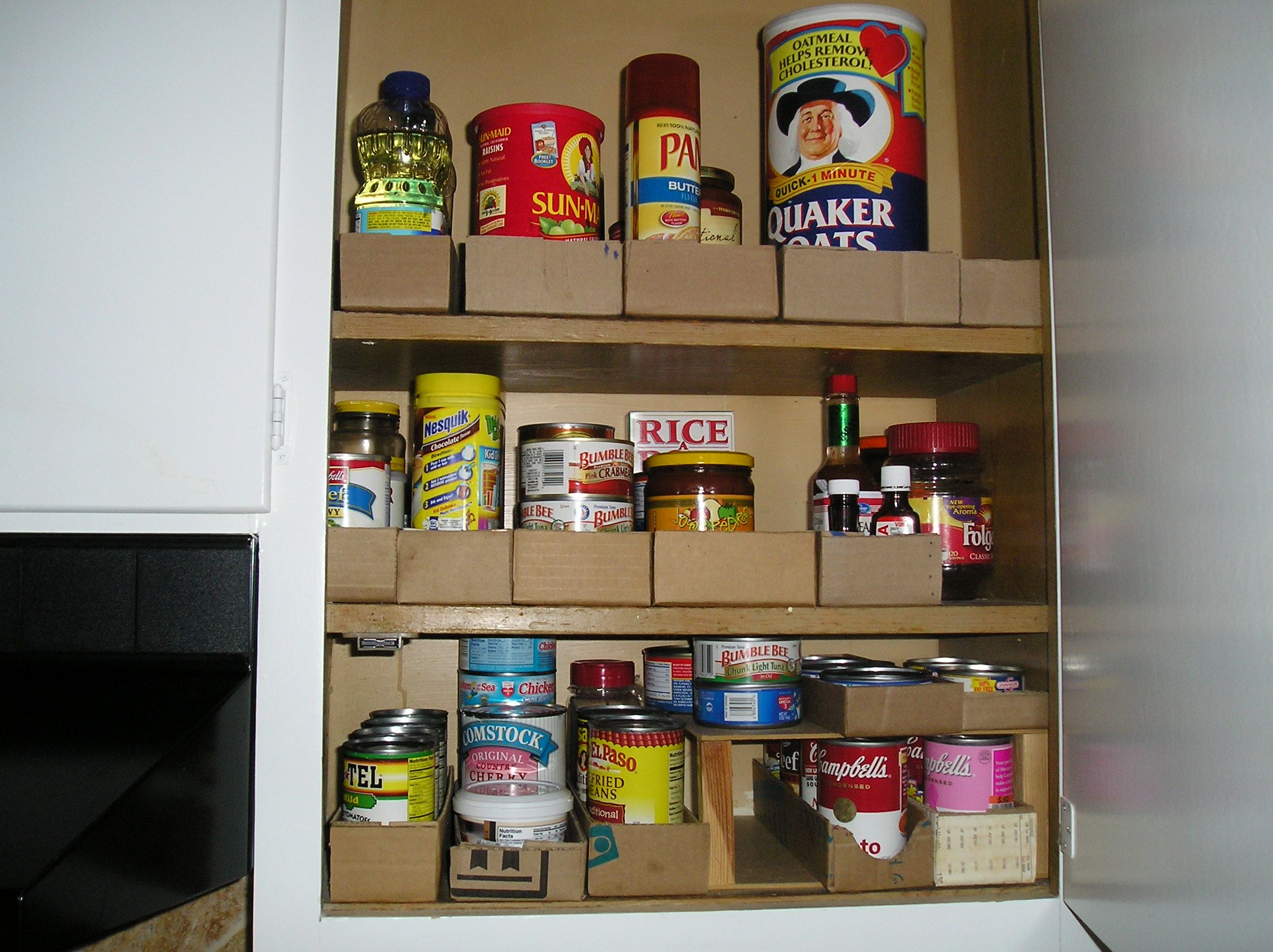 How to Organize Kitchen Cupboard Storage 4 Steps Instructables