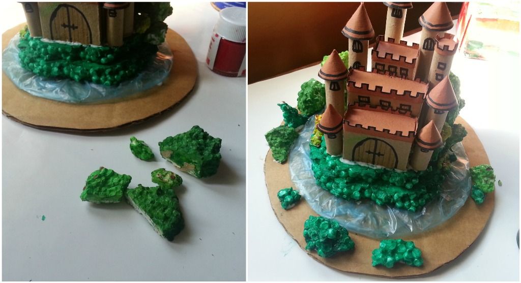 diy miniature castle