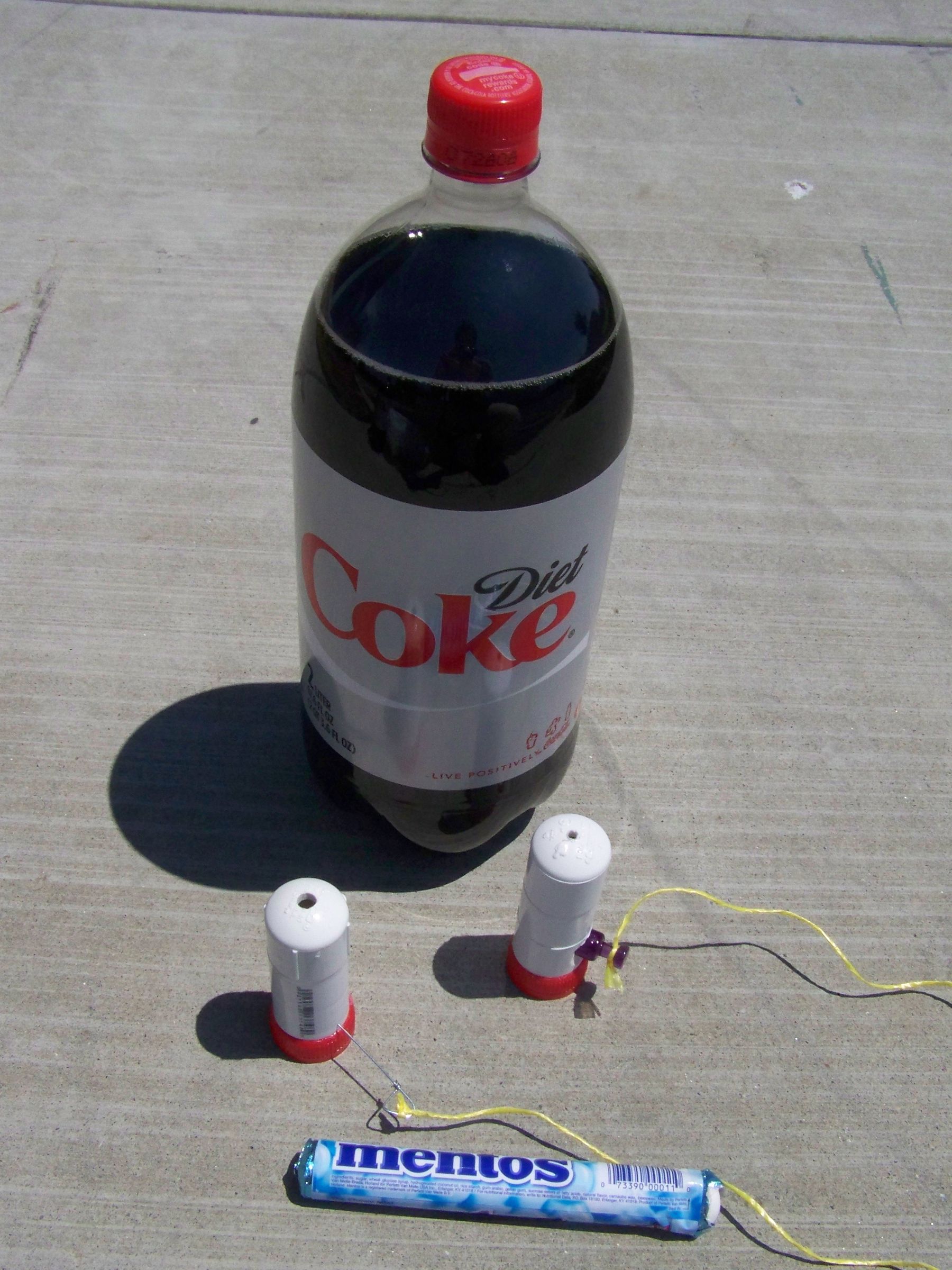 Mentos Geyser Tube ReMake 6 Steps Instructables