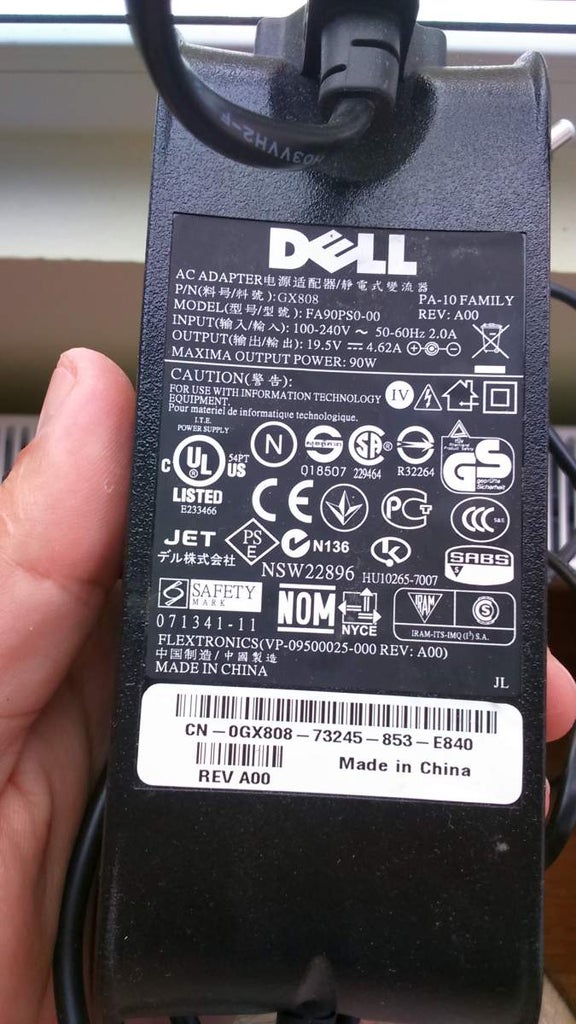 Modify a Dell Laptop Power Supply (PA-10) : 6 Steps ...
