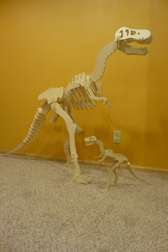 T Rex Dinosaur Puzzle With Different Sizes And Positions 7 Steps With Pictures Instructables