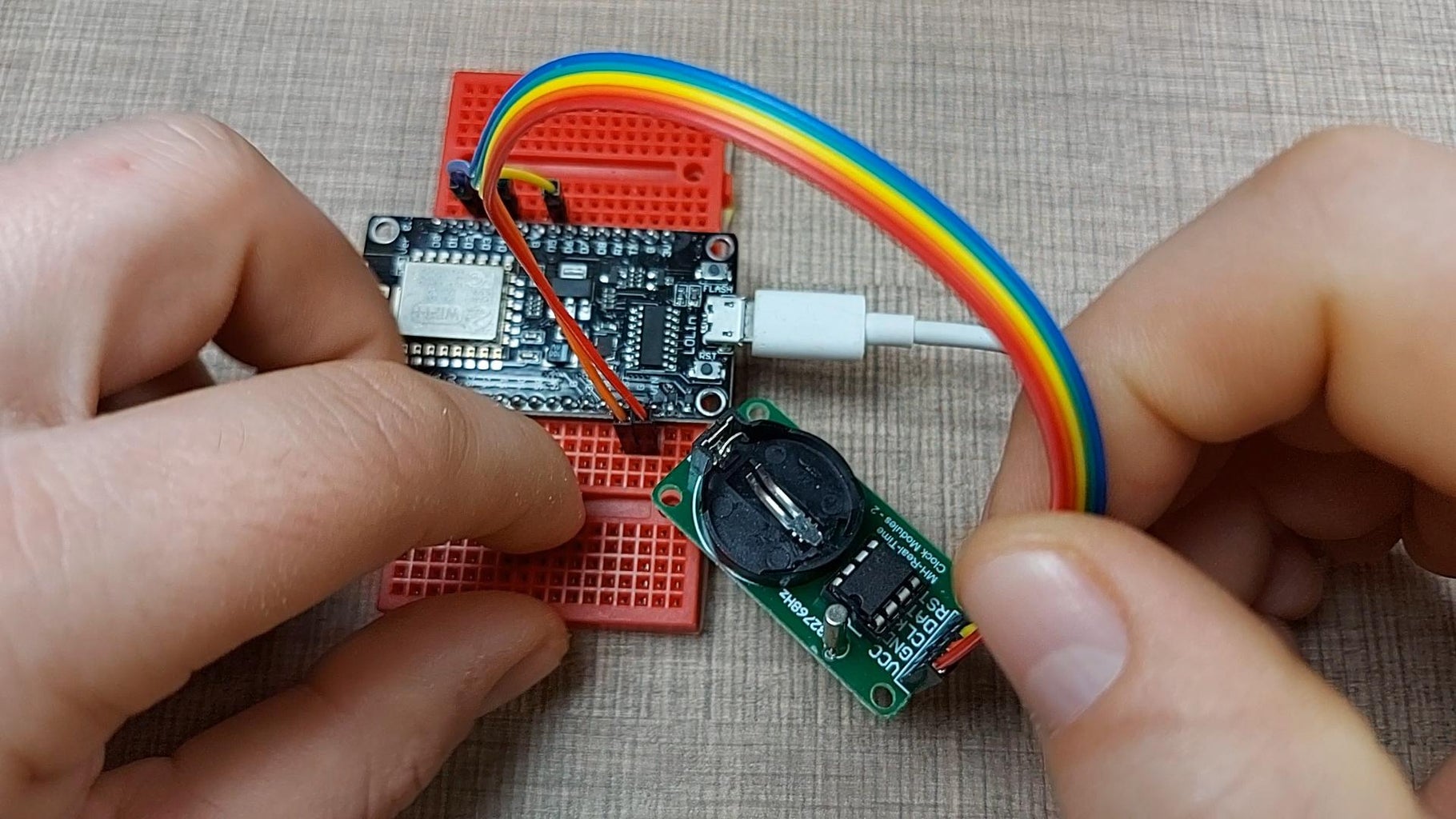 Real Time Clock Module With Arduino : 5 Steps Circuit Diagram