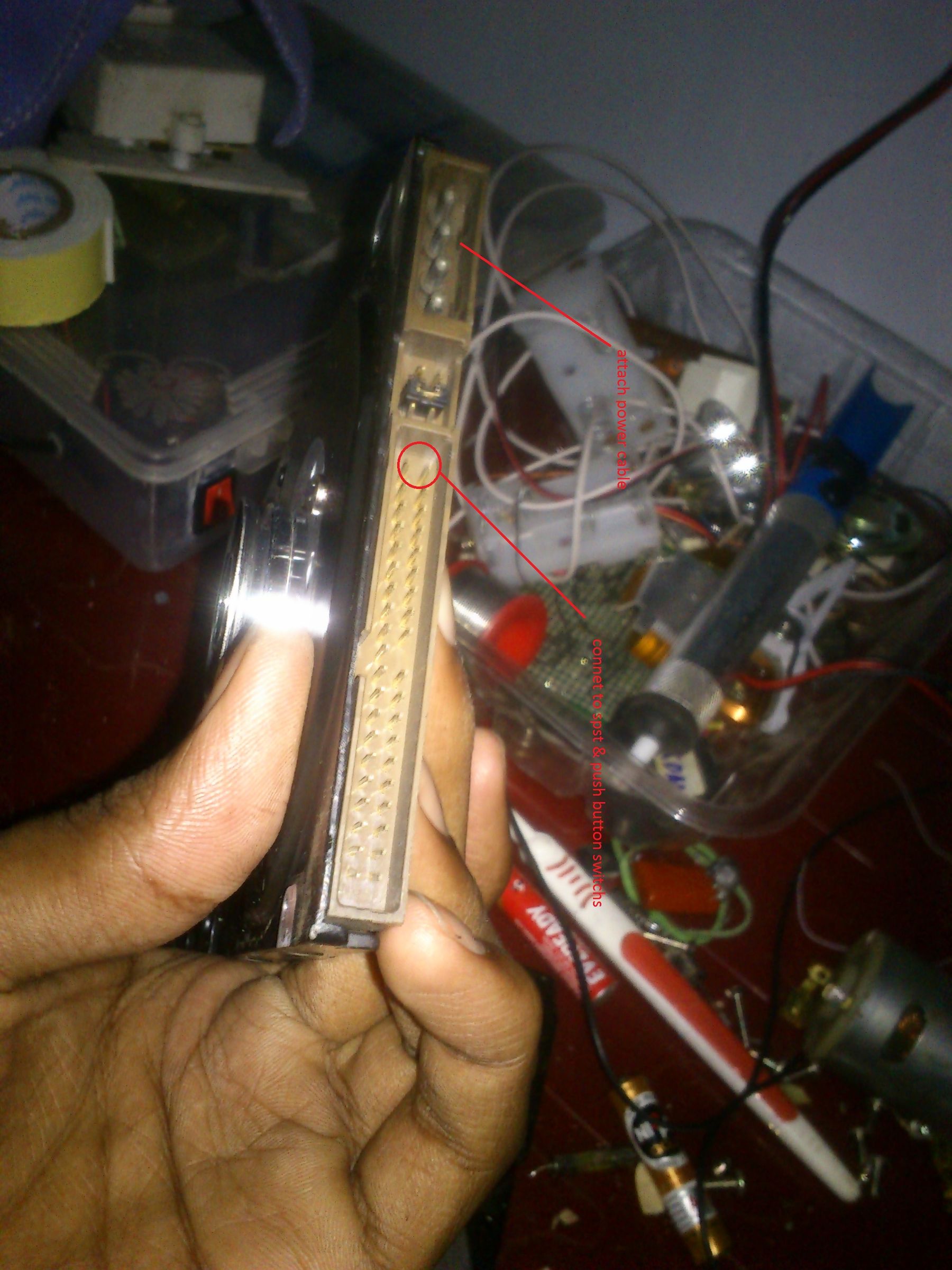 Portable HDD Grinder 7 Steps Instructables