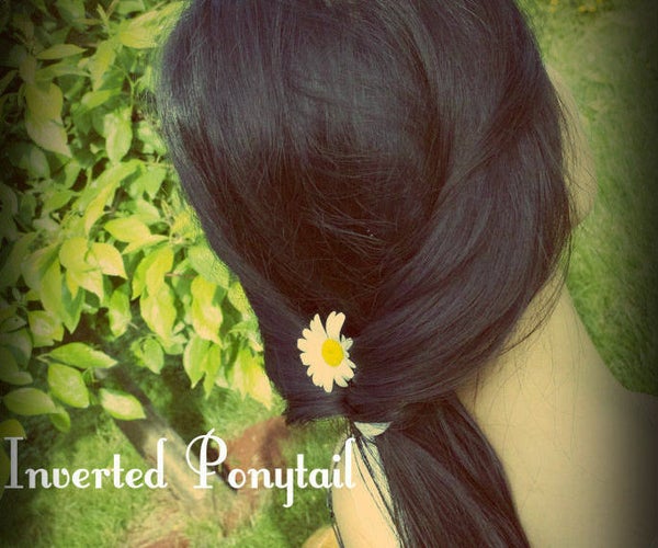 An Elegant Inverted Ponytail