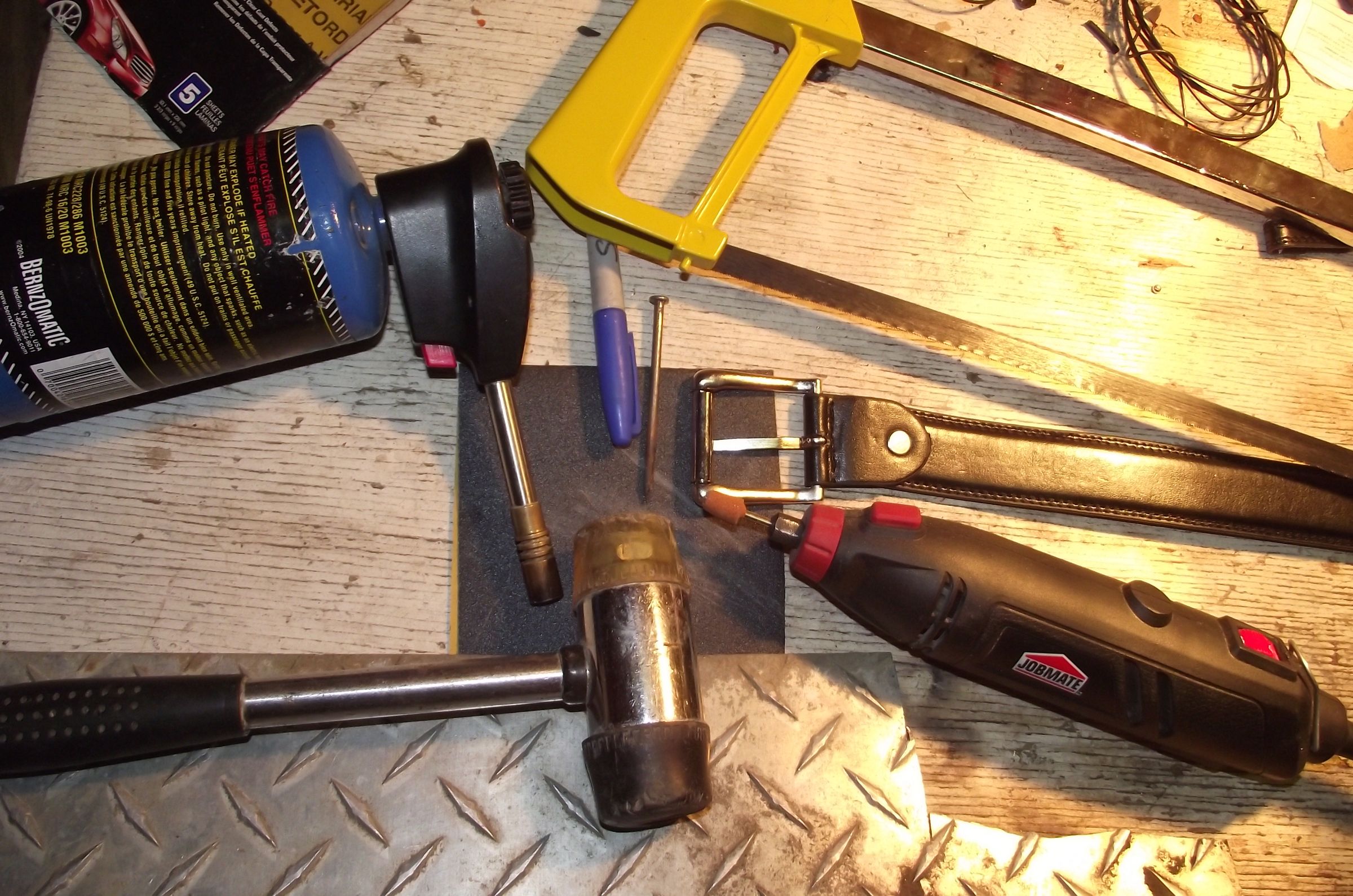 Diamond Plate Belt Buckle 7 Steps (with Pictures) Instructables