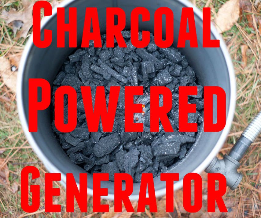 Charcoal Powered Generator Gasifier 11 Steps (with Pictures