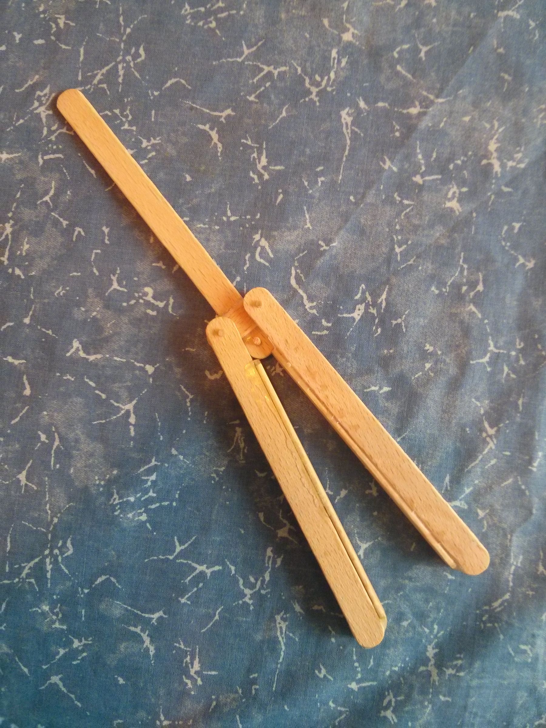 Popsicle Stick Butterfly Knife 12 Steps With Pictures Instructables