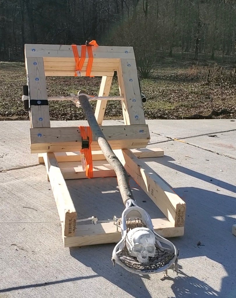 The Skein Of Pain - Aka Mangonel - Torsion Catapult : 9 Steps (With  Pictures) - Instructables