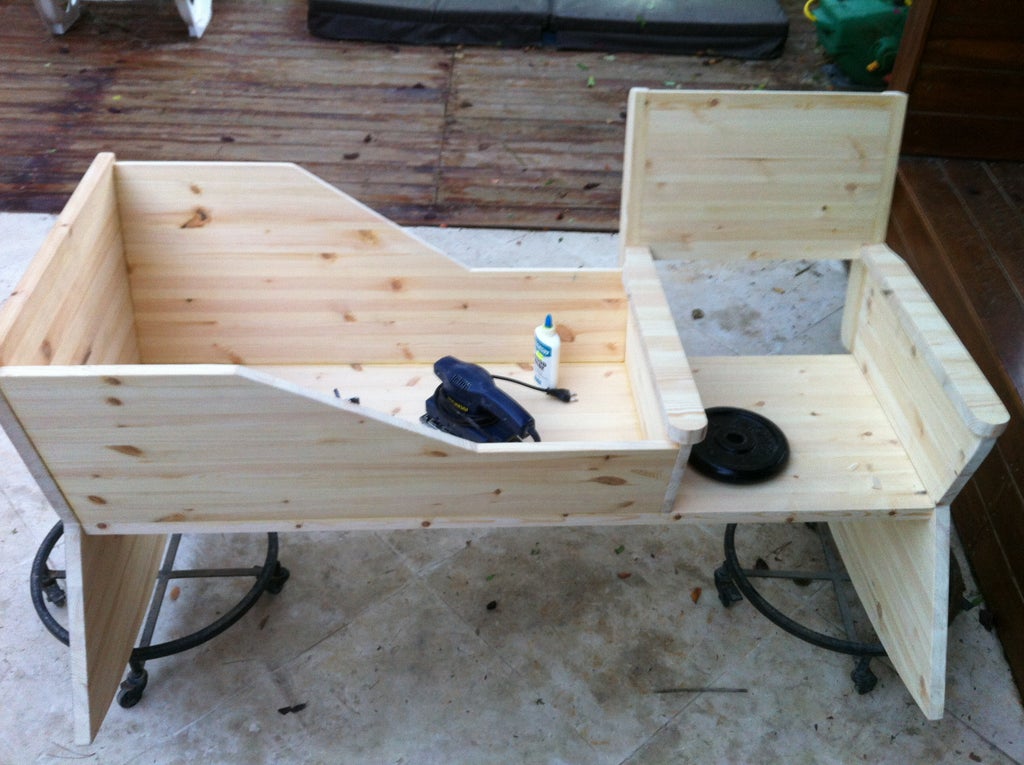 Building A Rocking Chair With Crib 7 Steps Pictures Instructables Building A Rocking Chair With Crib, Rocking Chair Cradle Combo Plans