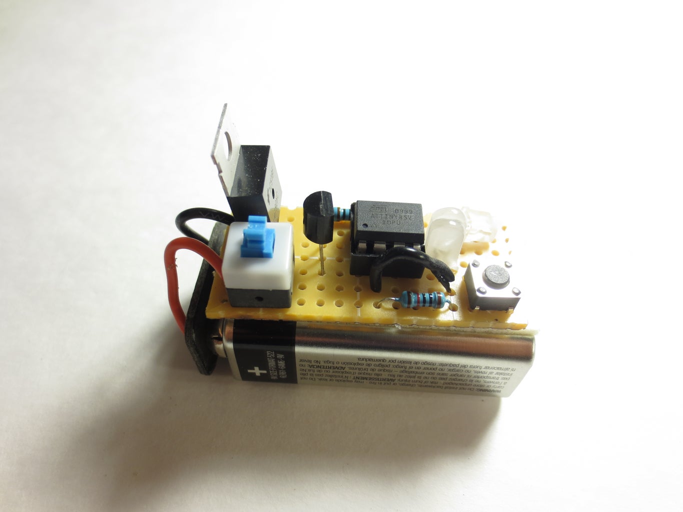 DIY Miniature Thermometer 11 Steps with Pictures Circuit Diagram