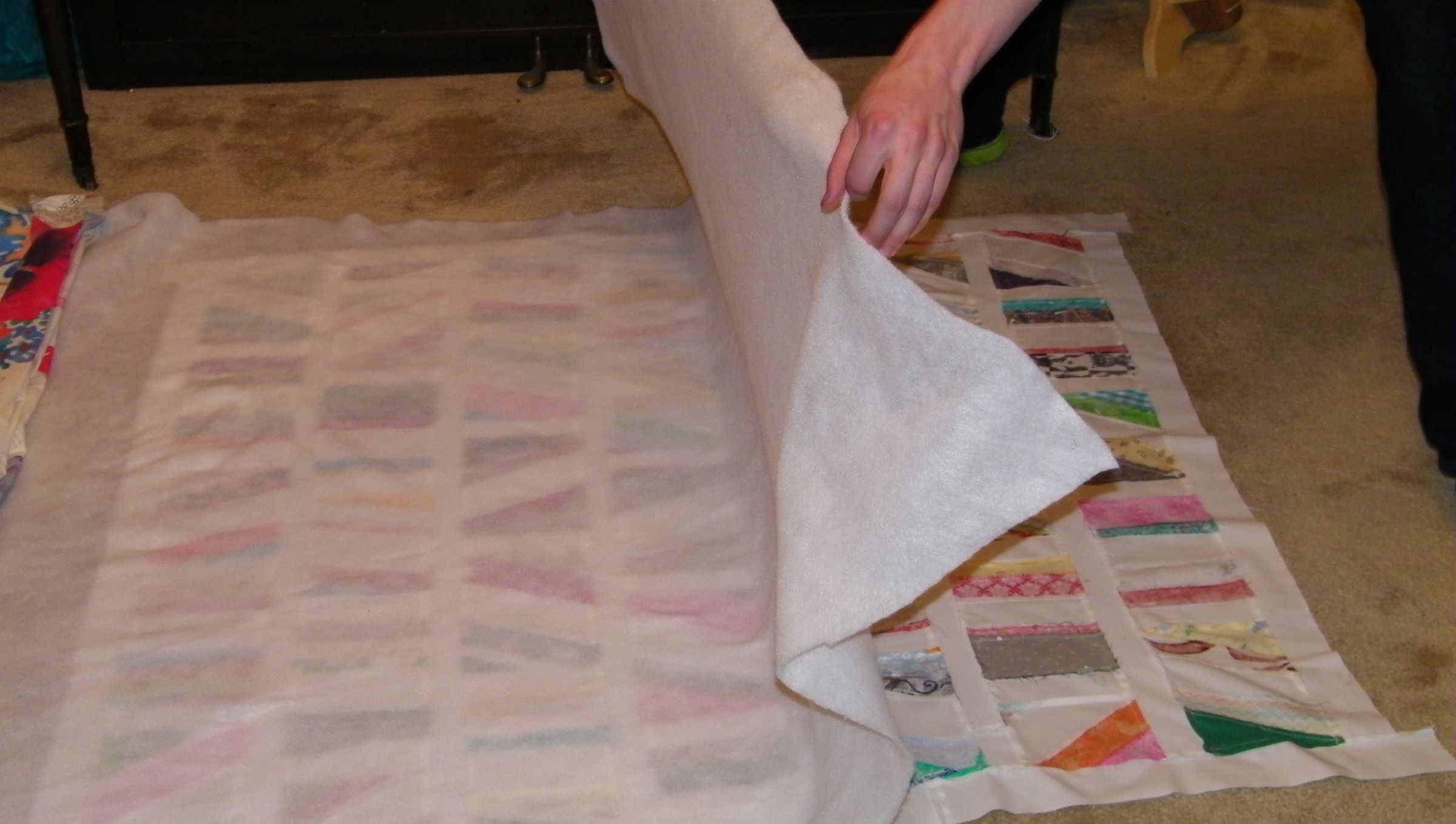 Making a Quilt Sandwich 17 Steps Instructables