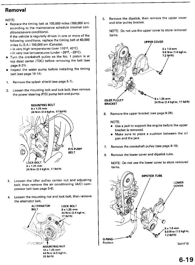 Replacing The Timing Belt Honda Civic 1999 D15b Engine 6 Steps Instructables Replacing The Timing Belt Honda Civic 1999 D15b Engine 6 Steps Instructables
