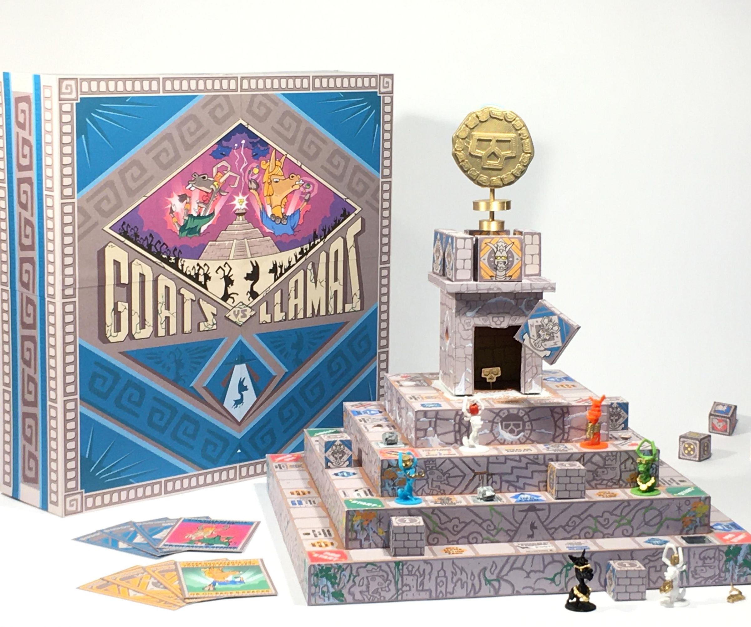 Goats Vs Llamas - a Crazy Monumental 3D Board Game With 3D Printing