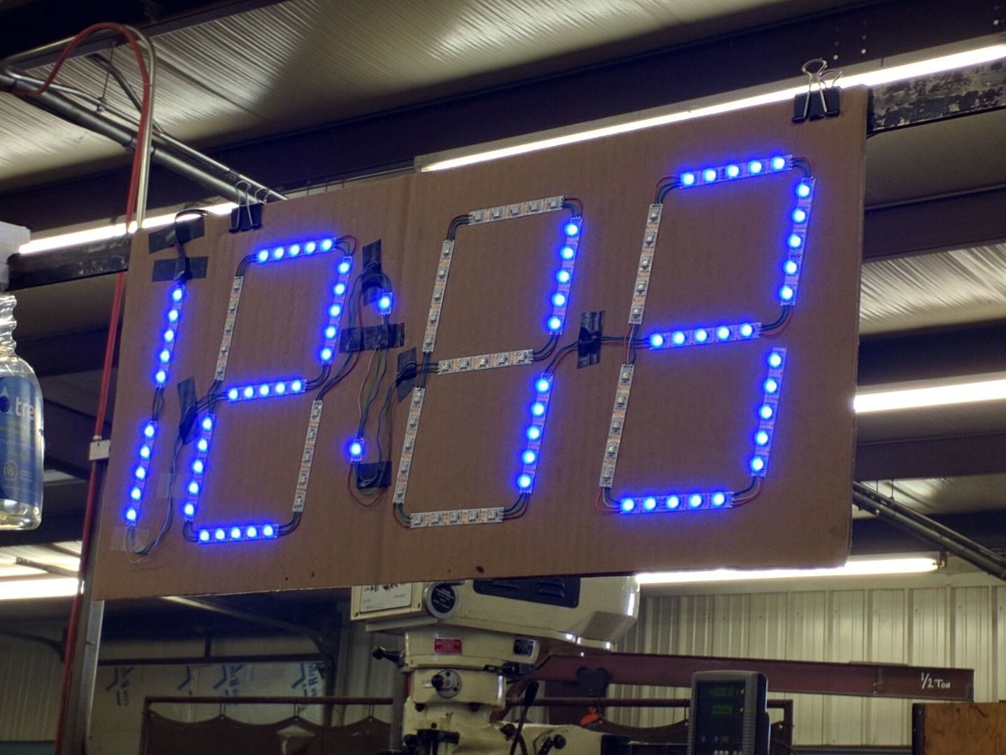 Big, Auto Dim, Room Clock (using Arduino and WS2811) 10 Steps (with Pictures) Instructables