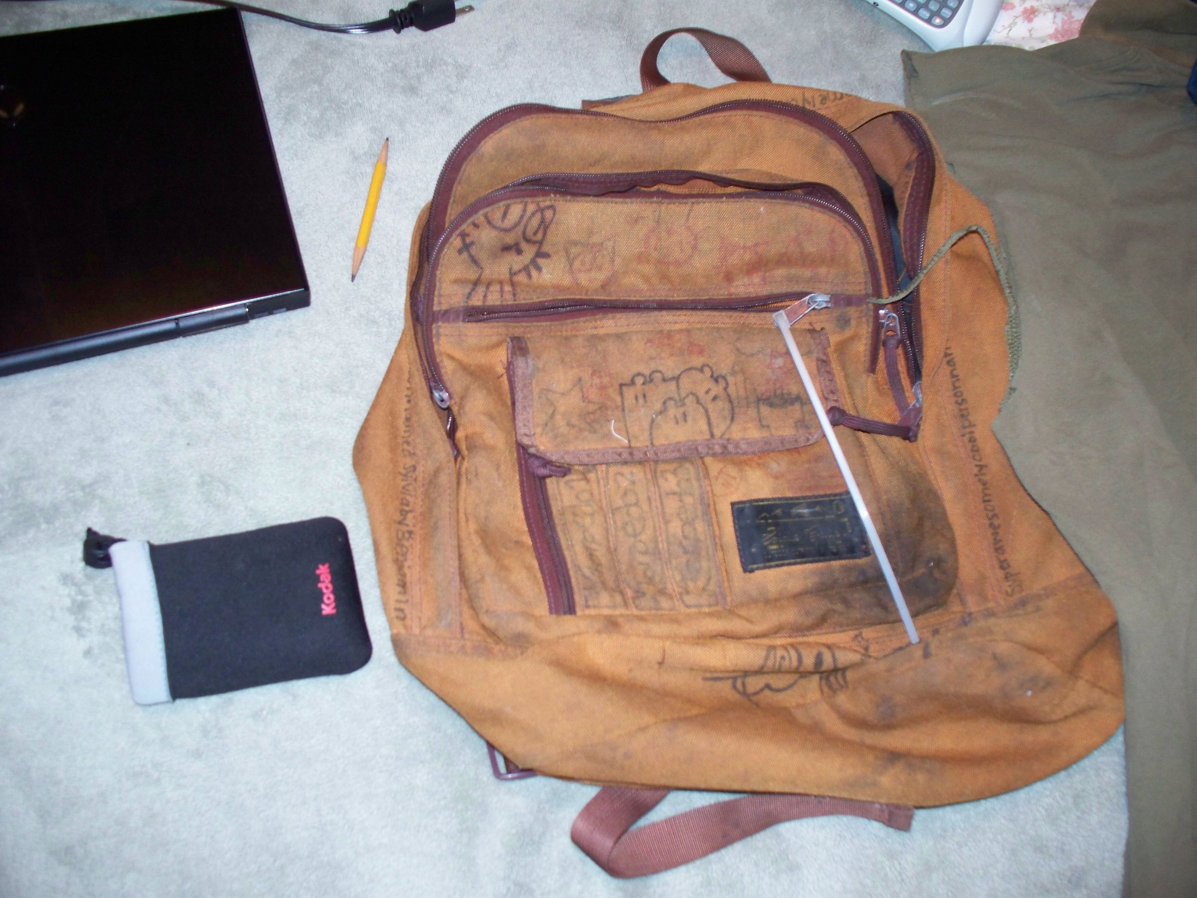 diy laptop backpack