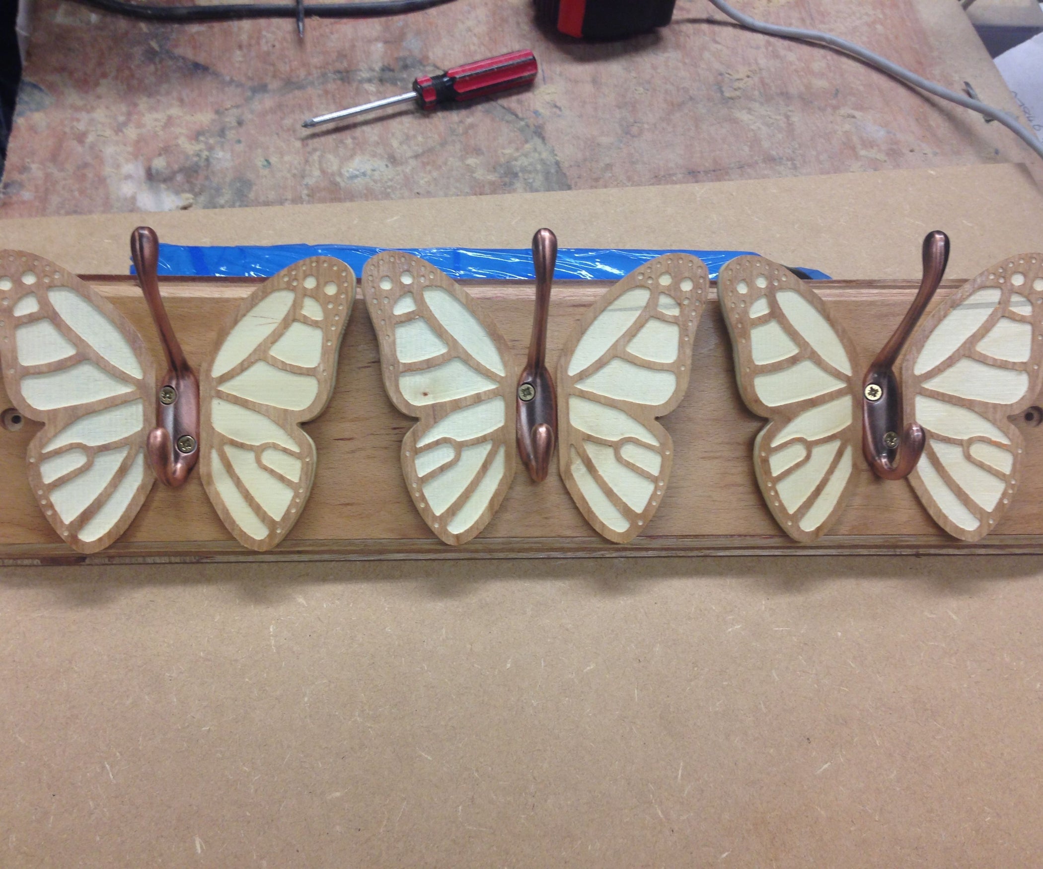 Butterfly Coat Rack From Off Cuts 4 Steps (with Pictures) Instructables