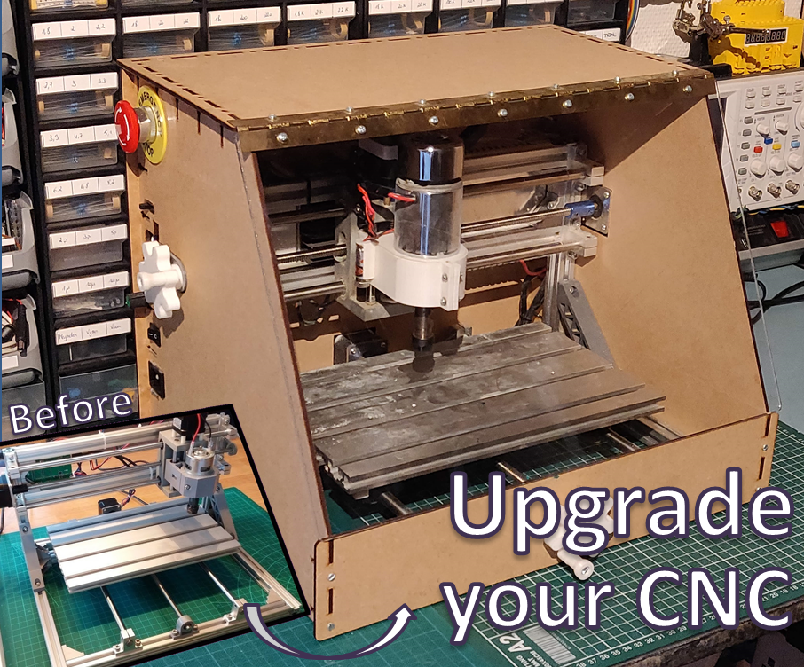 cherrypop CNC 3018 Pro X-Axis Kit di Aggiornamento Vestito CNC Router 3018 Pro