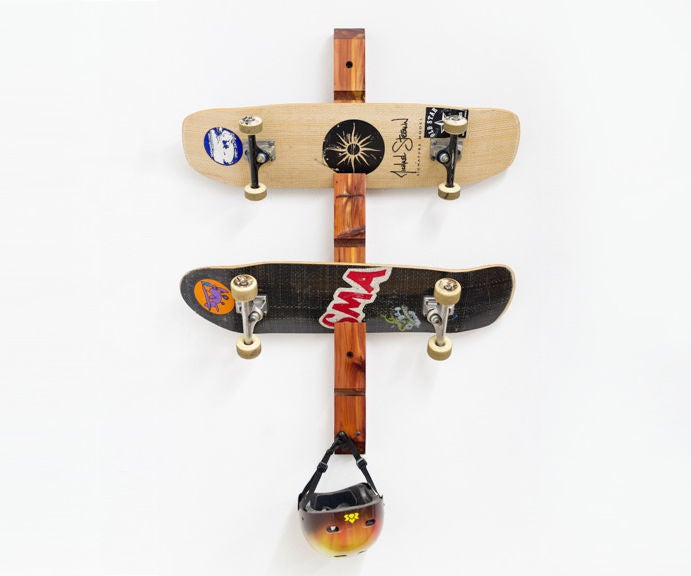 Simple Skateboard Rack 13 Steps With Pictures Instructables - Skateboard Wall Rack Diy Simple Skateboard Rack 13 Steps With Pictures Instructables - Skateboard Wall Rack Diy
