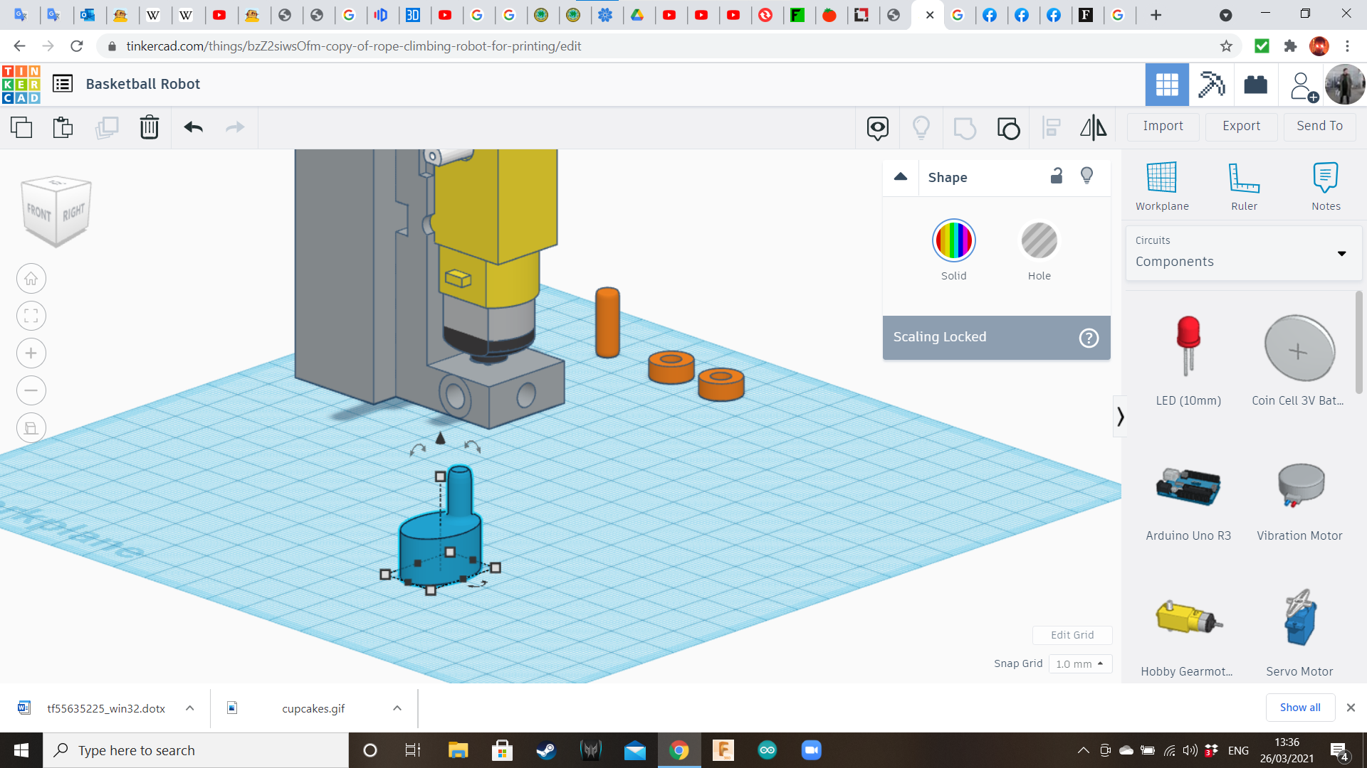 Tinkercad Robotics for School Basketball Machine! 16 Steps (with