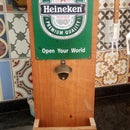 Abridor de garrafa de cerveja para decoração de parede