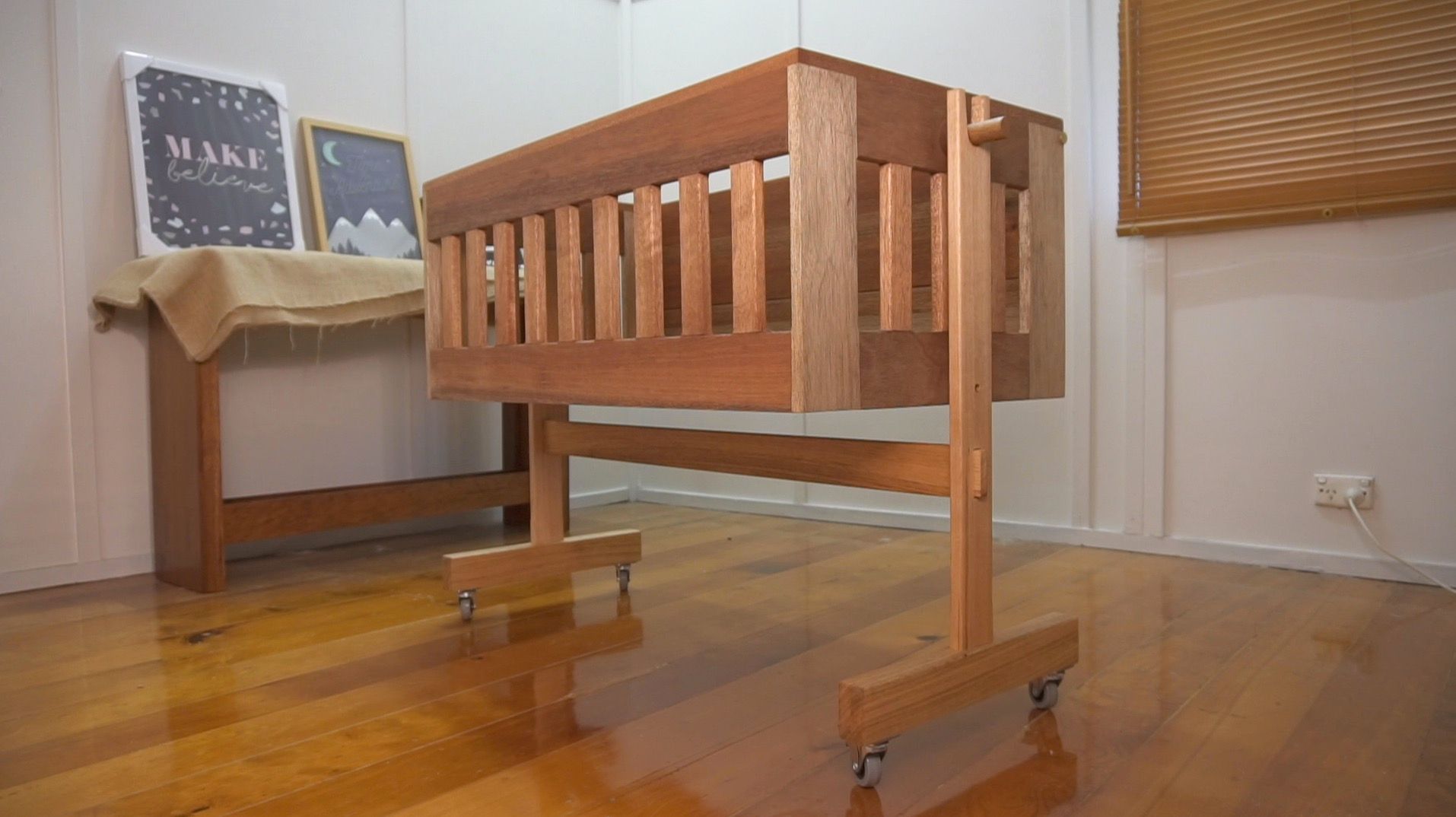timber bassinet