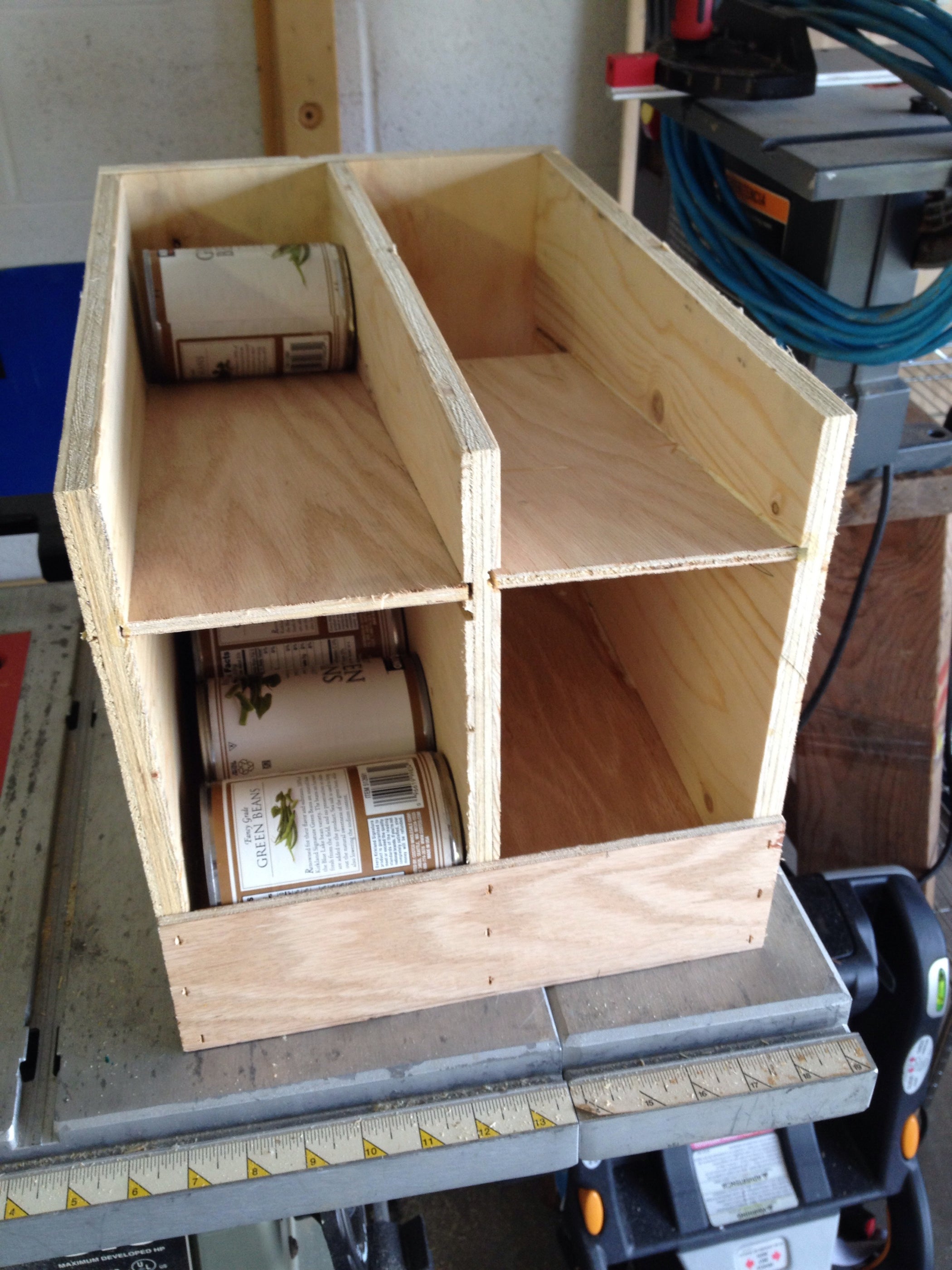 Can Rotating Shelf 4 Steps Instructables