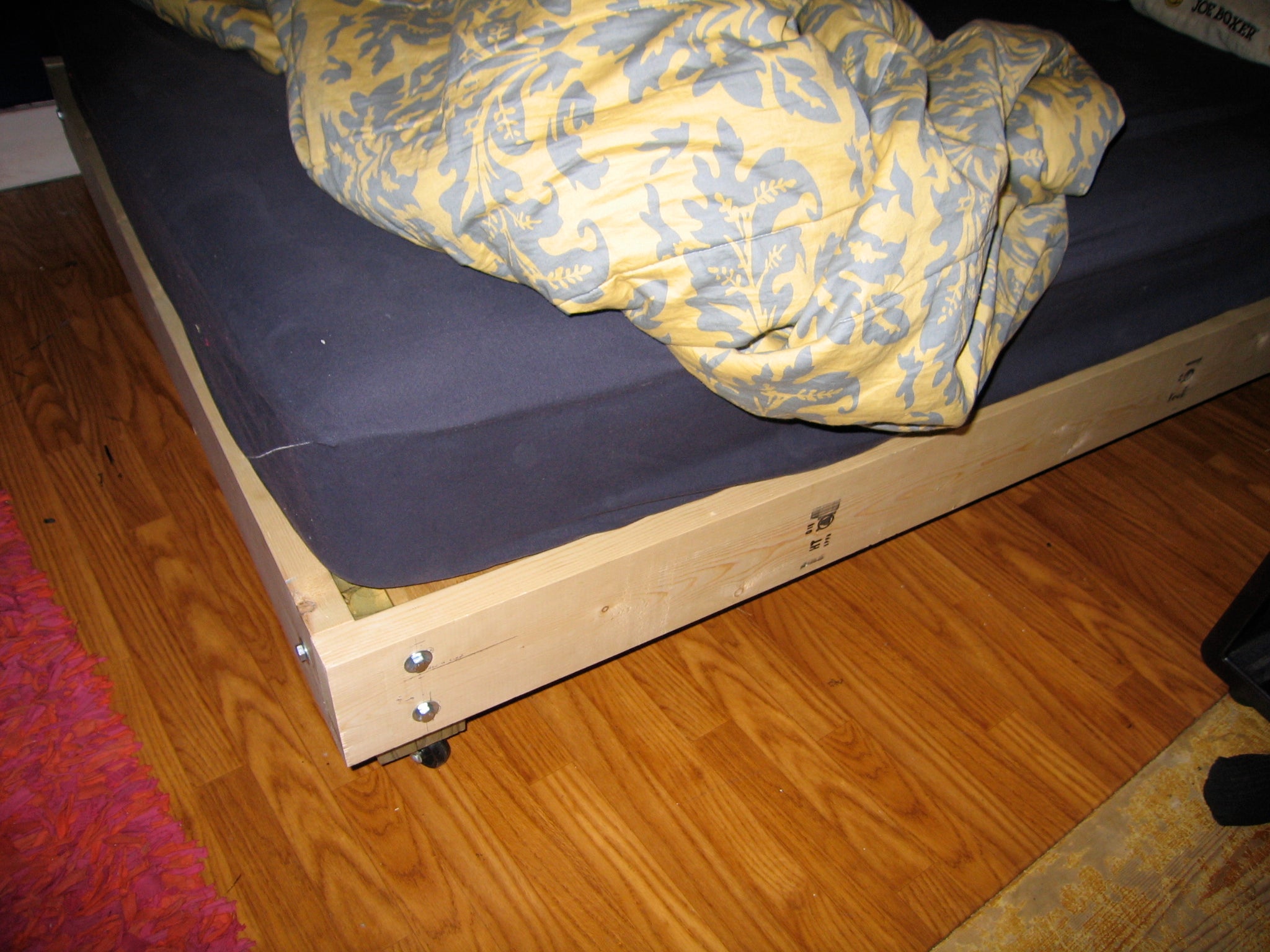 Strong And Tough Platform Bed Diy 7 Steps With Pictures Instructables Strong And Tough Platform Bed Diy 7, How To Build A Simple Full Size Platform Bed Frame