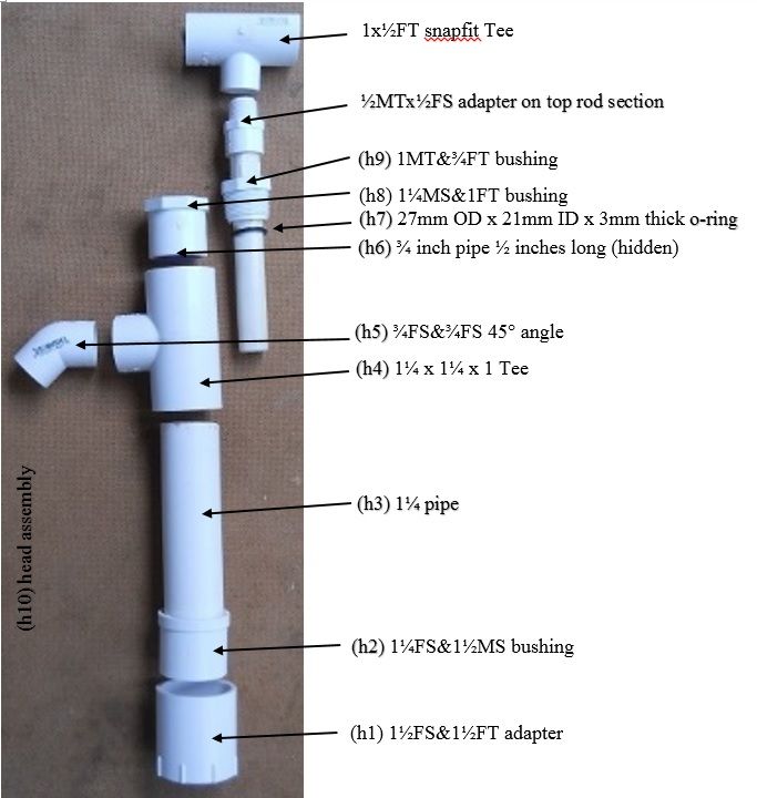 Make an O-ringer PVC Manual Lift Pump 
