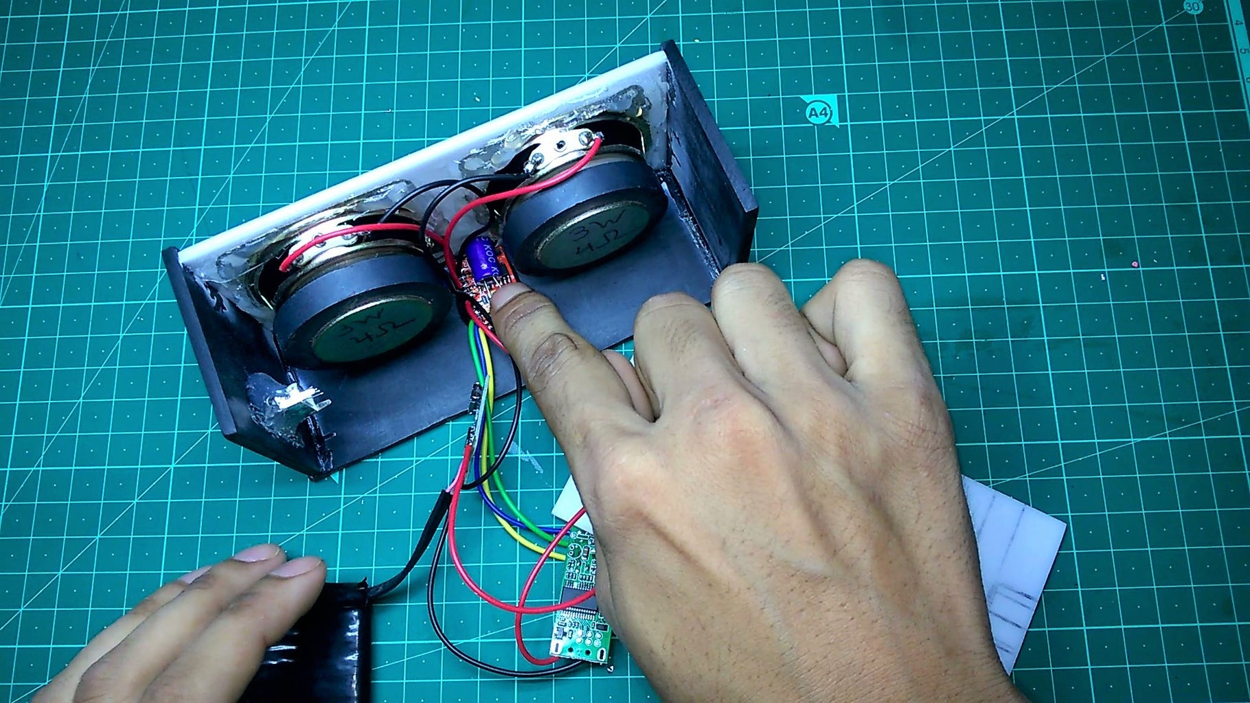 DIY Portable and Powerful Bluetooth Speaker : 11 Steps (with Pictures ... Circuit Diagram