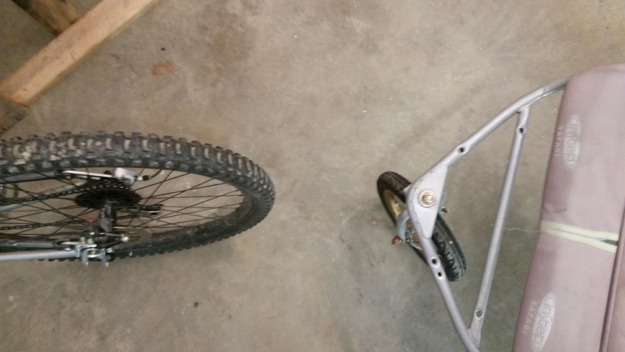 Jogging Stroller / Bike Trailer Hack / Conversion 9 Steps (with