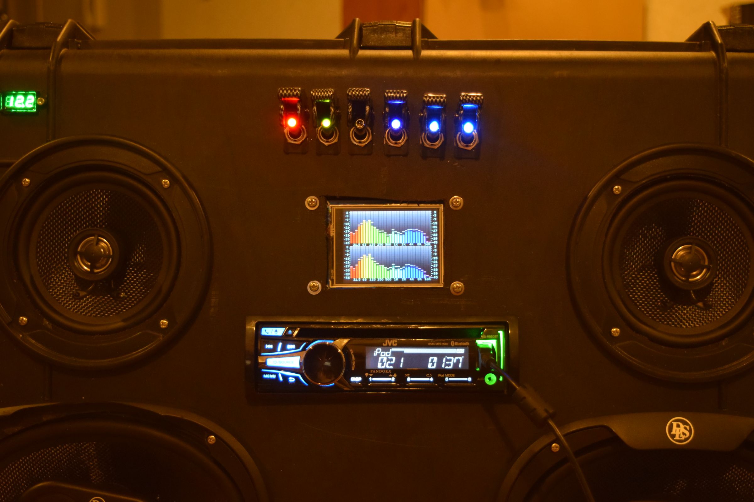 DIY Boombox With Car Stereo Head Unit 