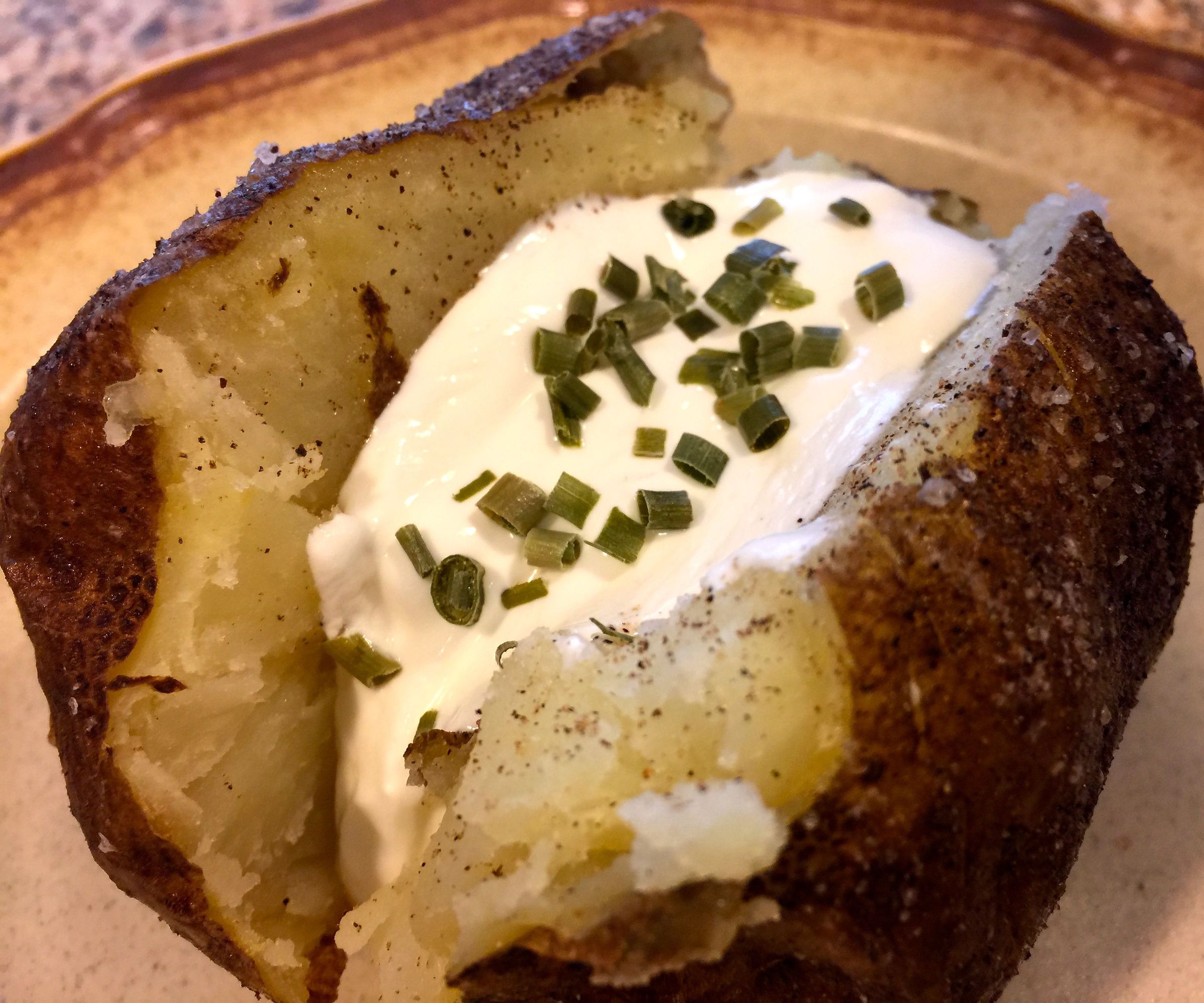Pressure Cooker Baked Potatoes